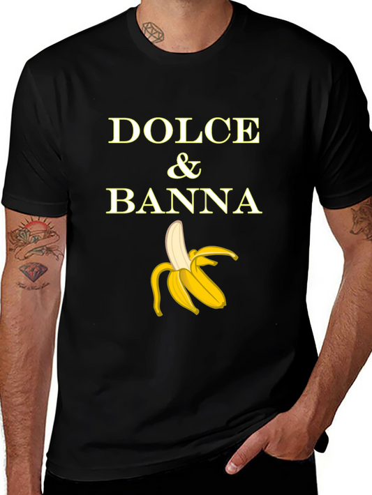 Dolce & Banna T-Shirt Funny Banana Graphic Tee