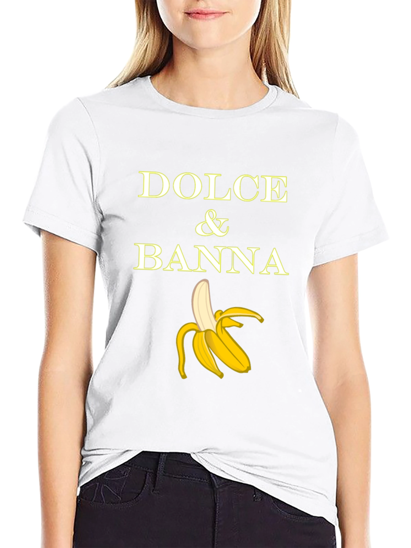 Dolce & Banna T-Shirt Funny Banana Graphic Tee