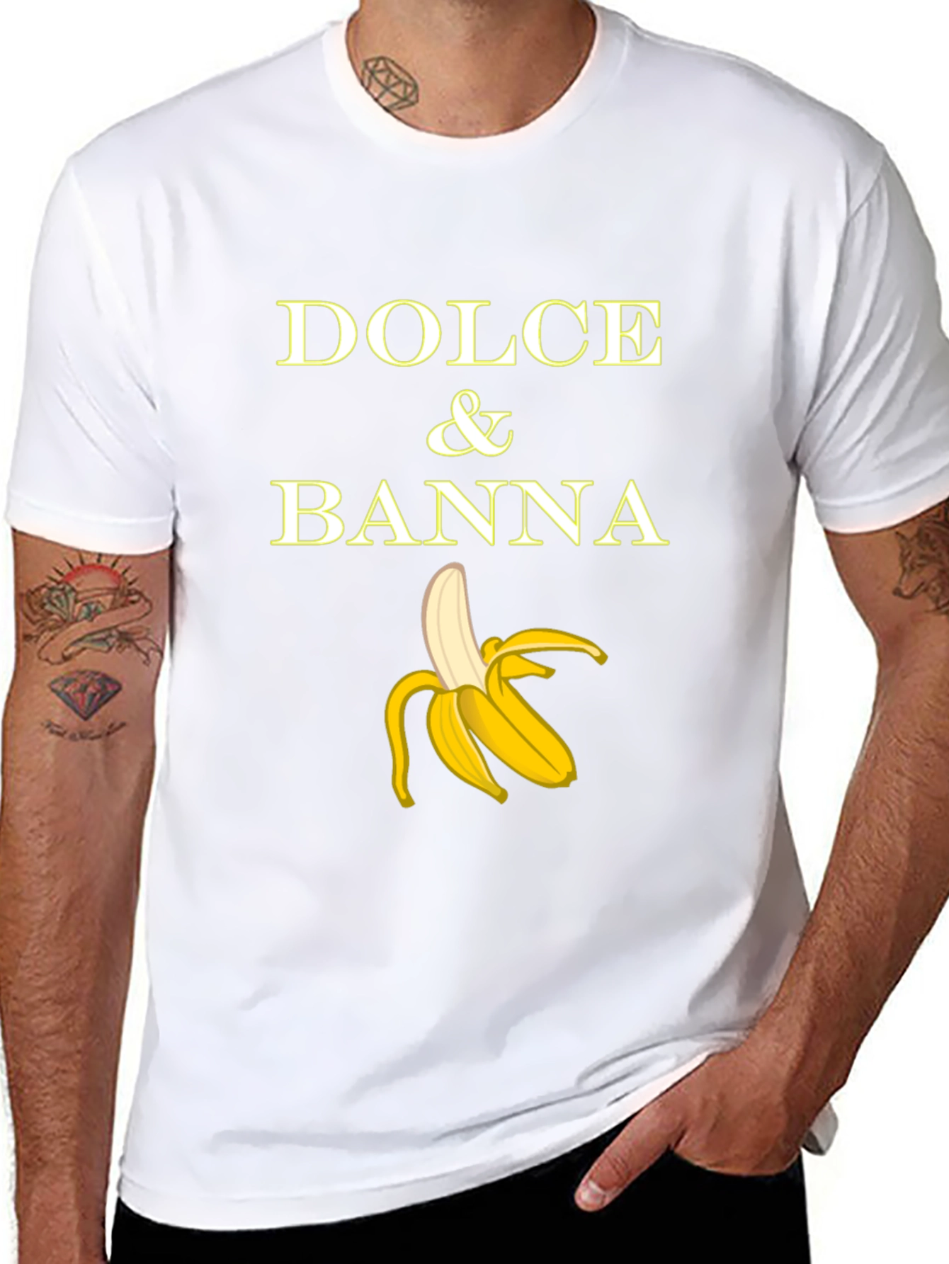 Dolce & Banna T-Shirt Funny Banana Graphic Tee