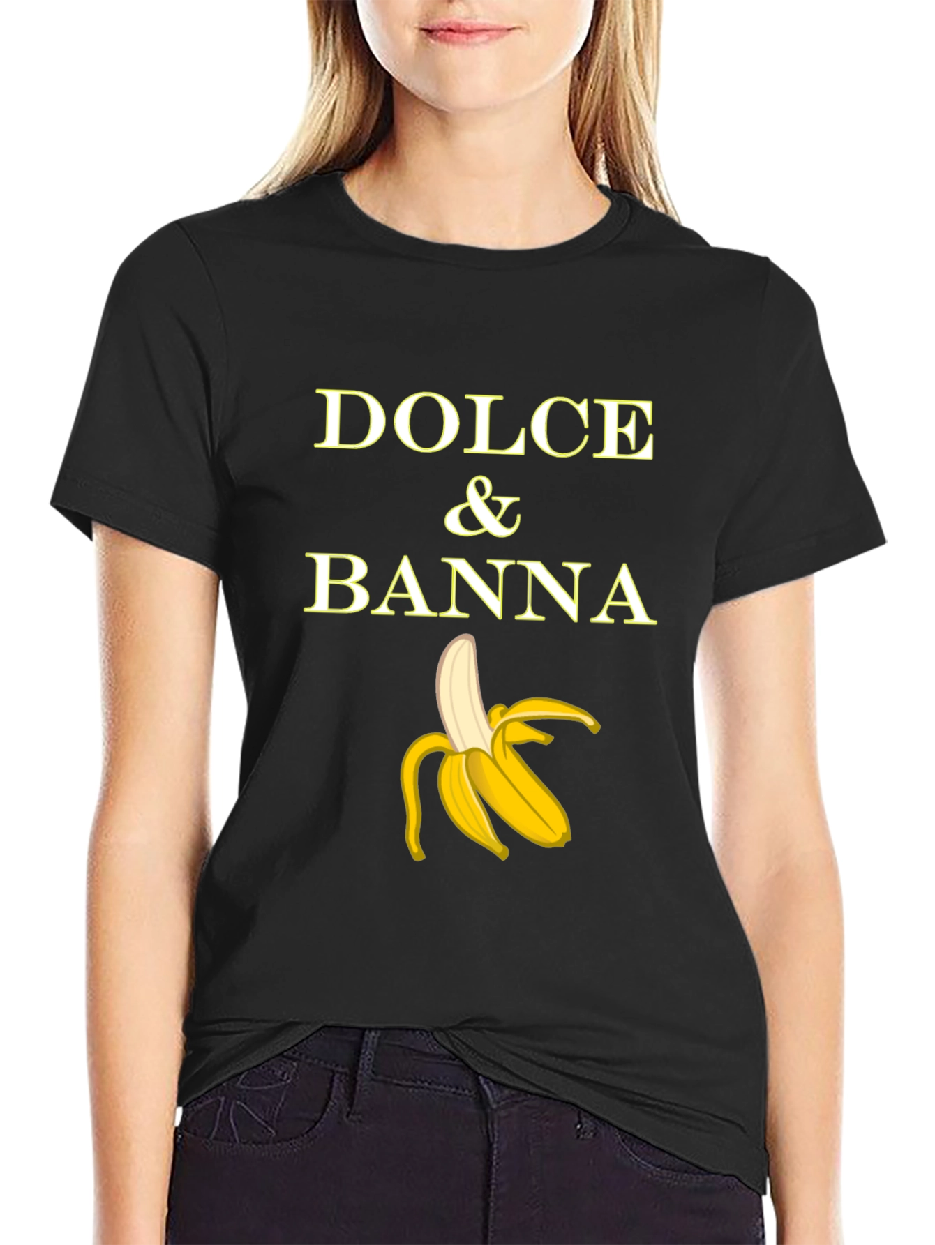Dolce & Banna T-Shirt Funny Banana Graphic Tee