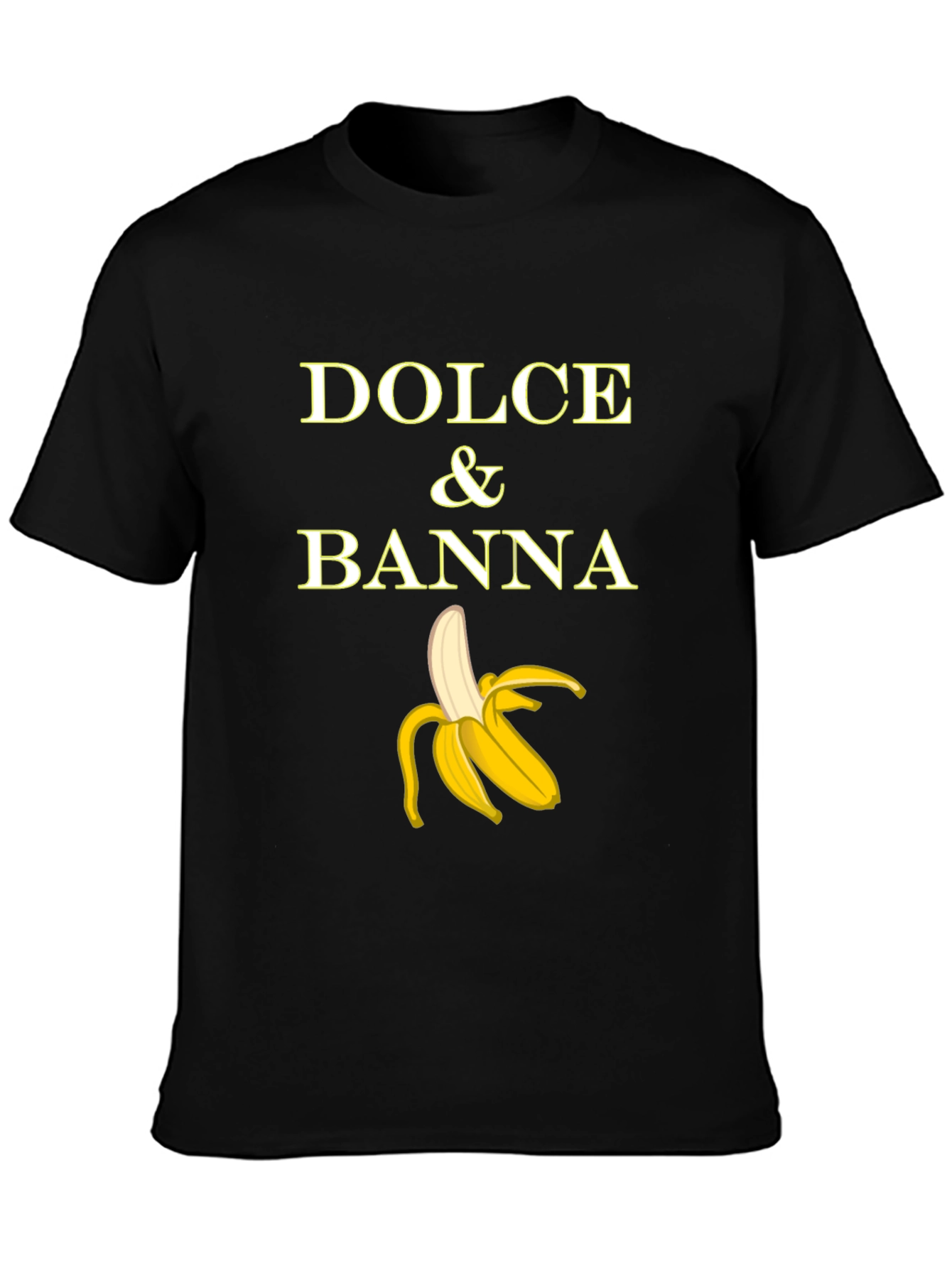 Dolce & Banna T-Shirt Funny Banana Graphic Tee
