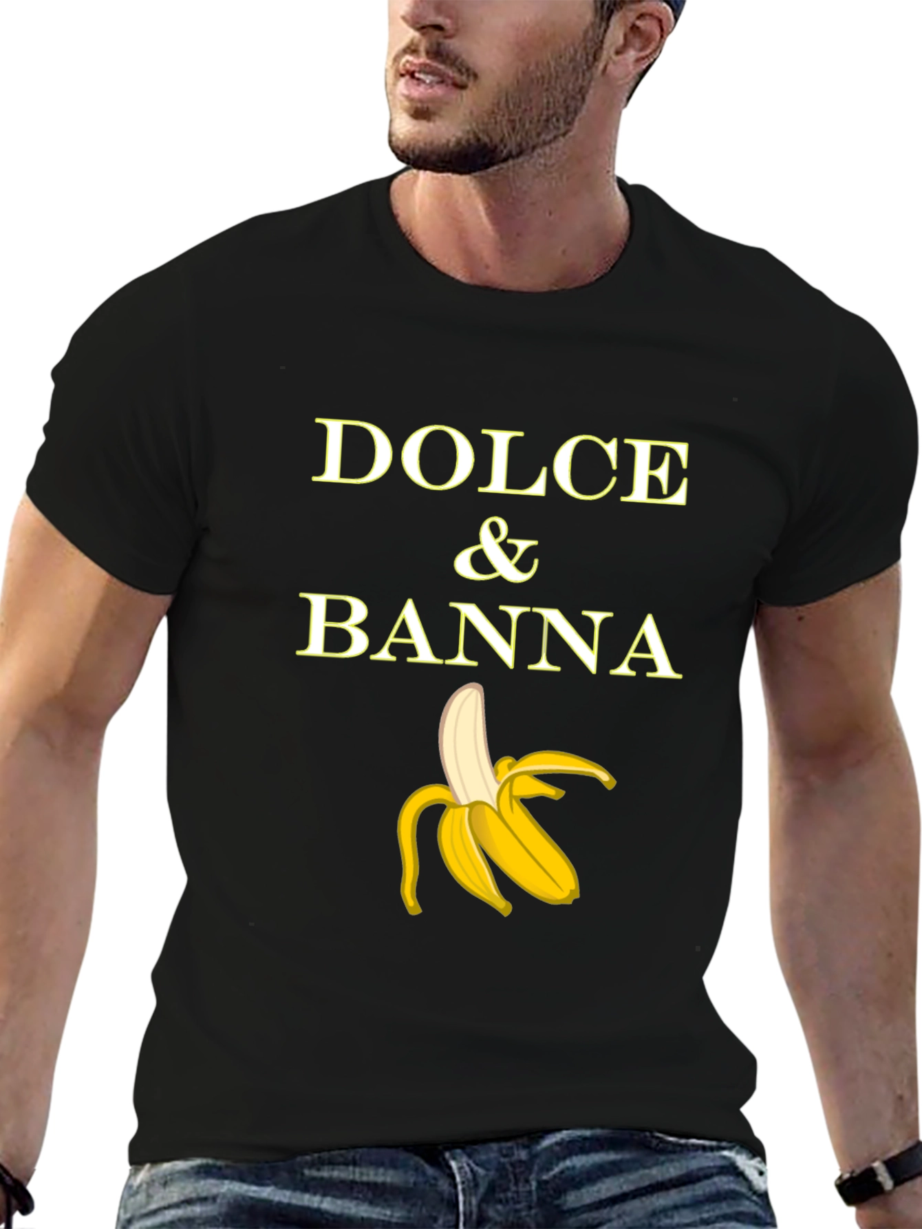 Dolce & Banna T-Shirt Funny Banana Graphic Tee