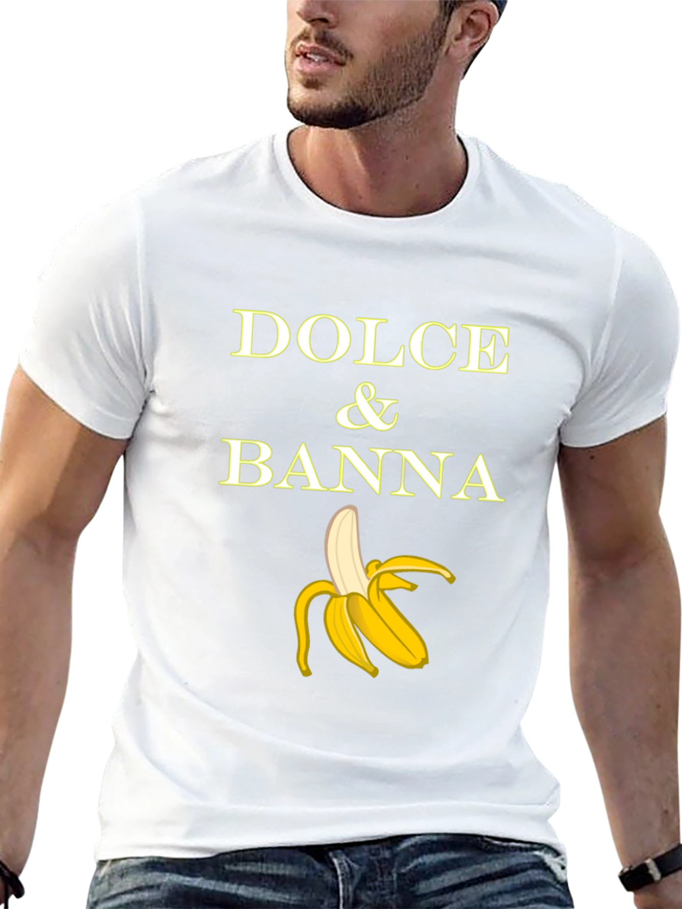 Dolce & Banna T-Shirt Funny Banana Graphic Tee