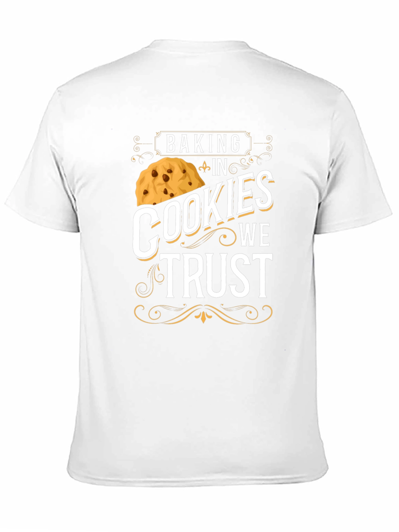 Baking In Cookies We Trust Black T-Shirt