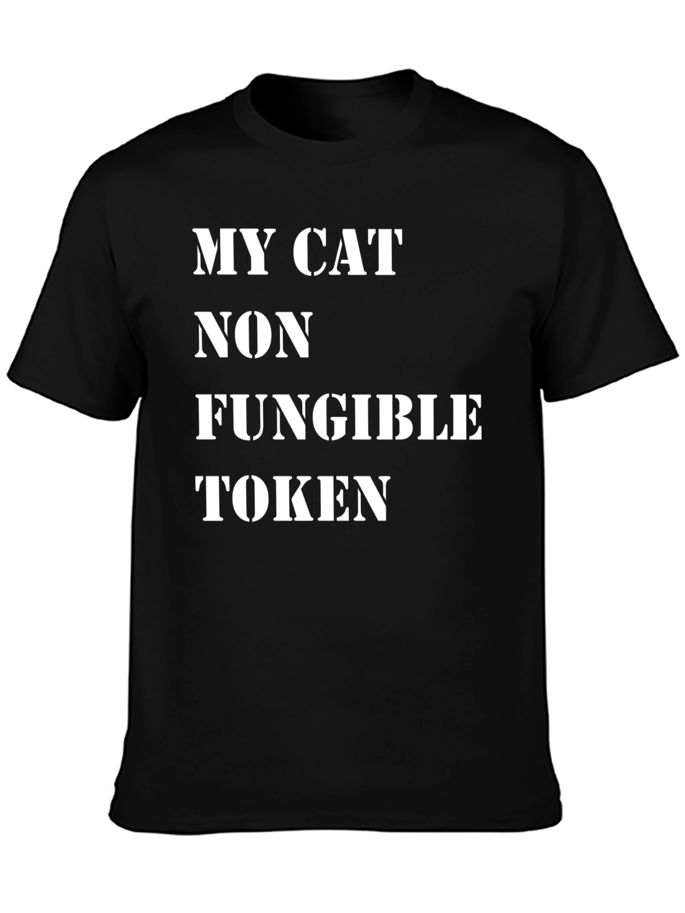 My Cat NFT Black T-Shirt