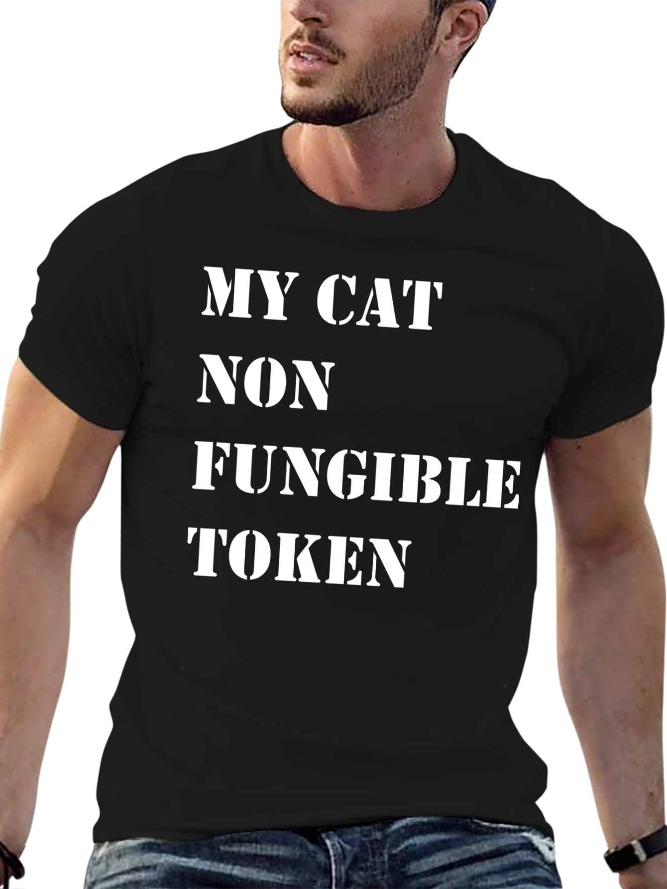 My Cat NFT Black T-Shirt