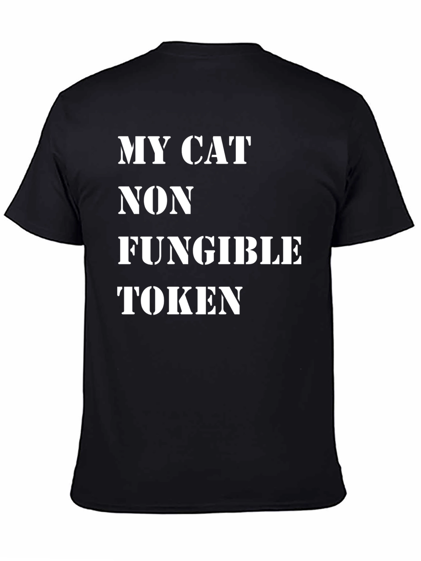 My Cat NFT Black T-Shirt
