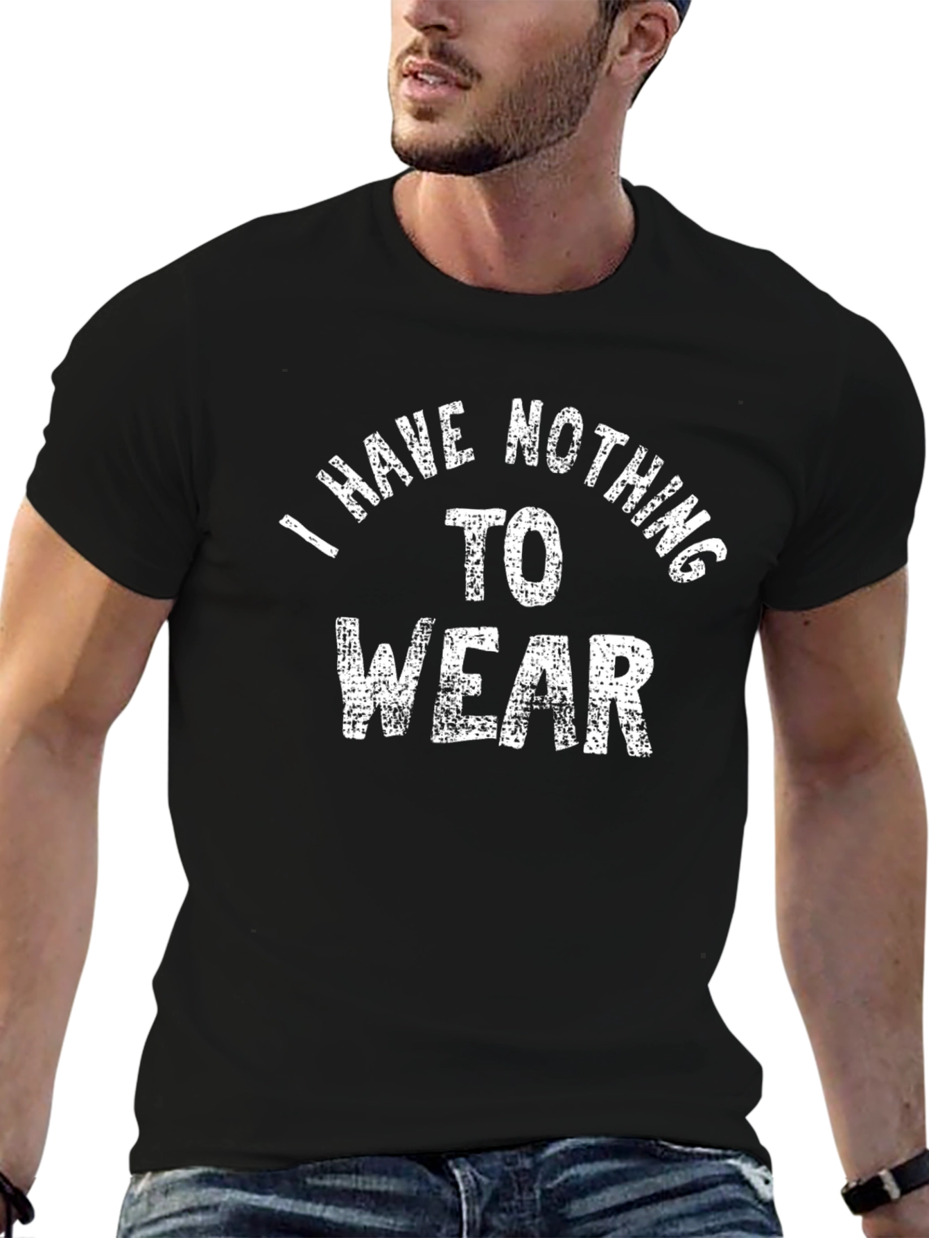 Humorous Nothing to Wear Graphic Tee