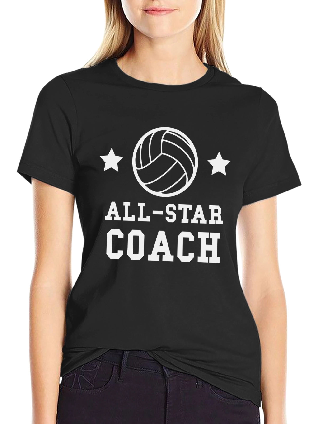 All-Star Coach Graphic Tee - Volleyball Fan Apparel
