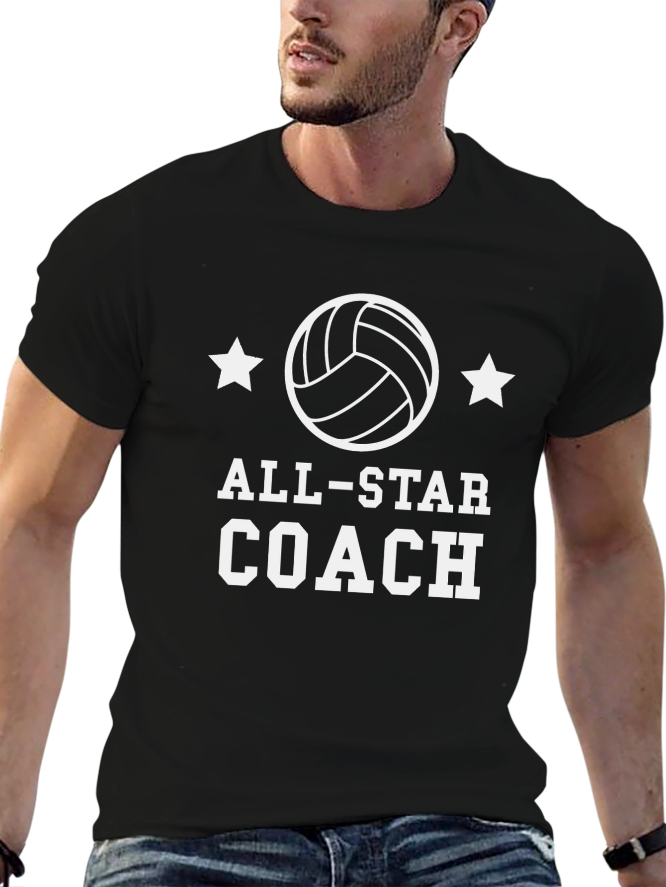 All-Star Coach Graphic Tee - Volleyball Fan Apparel