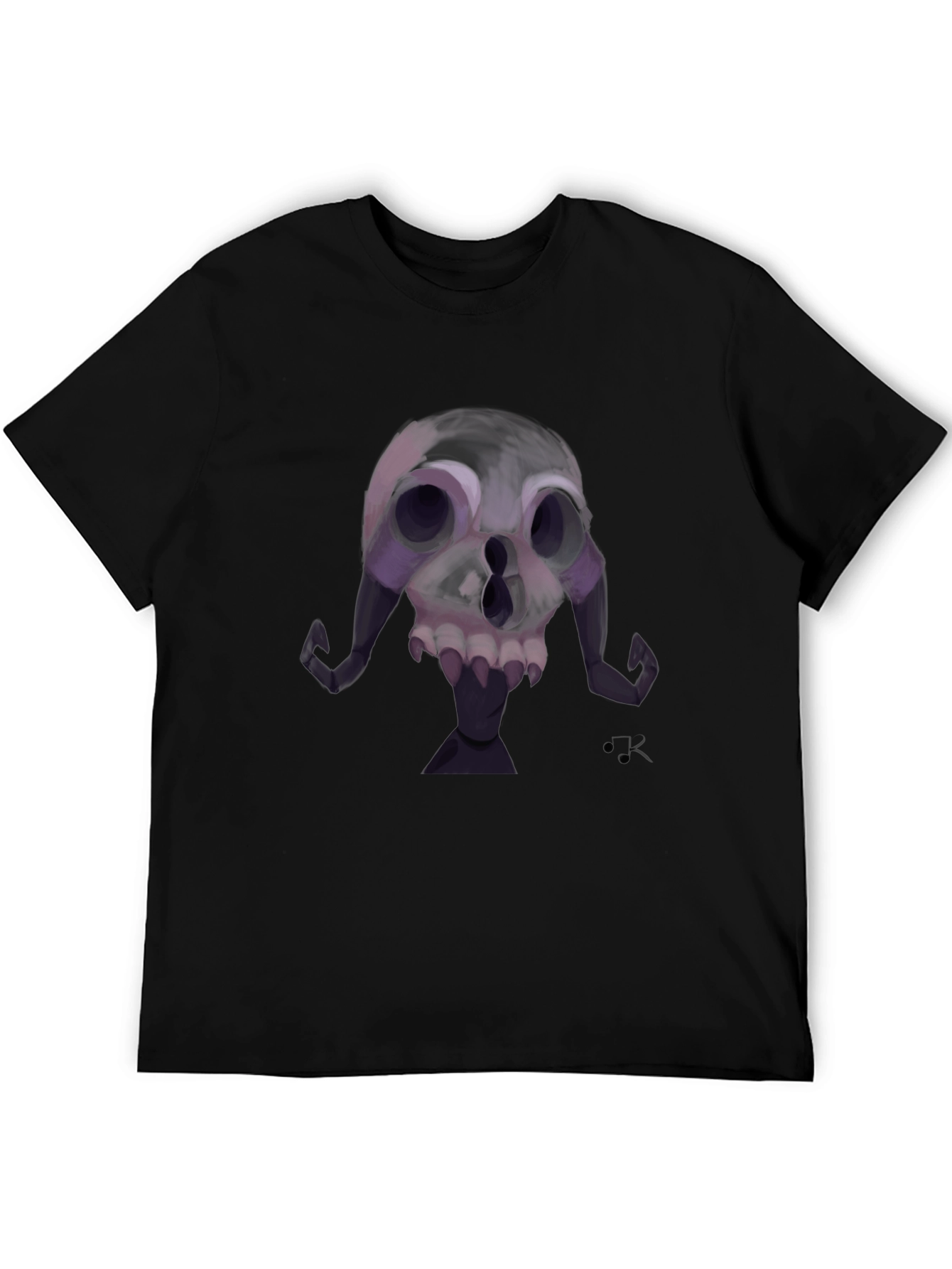 Skull Graphic Tee - Unique Gothic Design