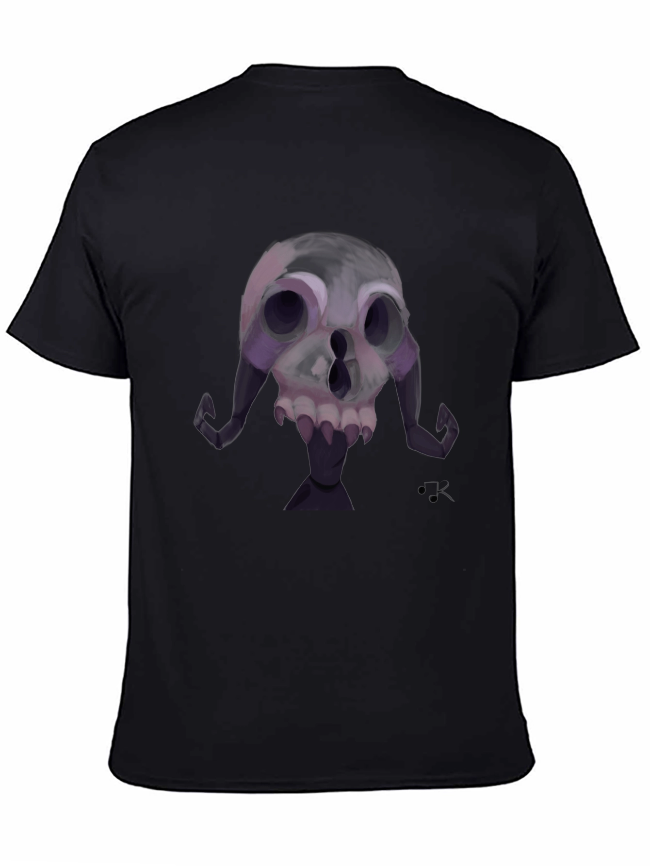Skull Graphic Tee - Unique Gothic Design