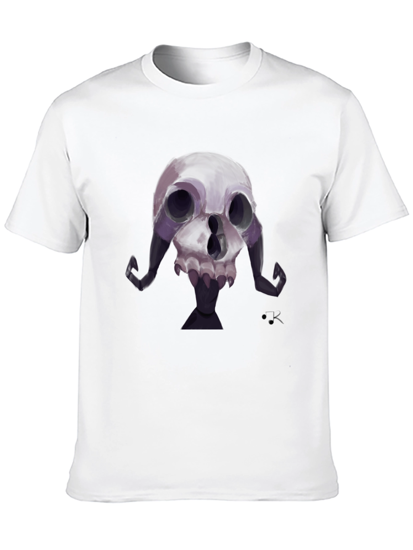 Skull Graphic Tee - Unique Gothic Design