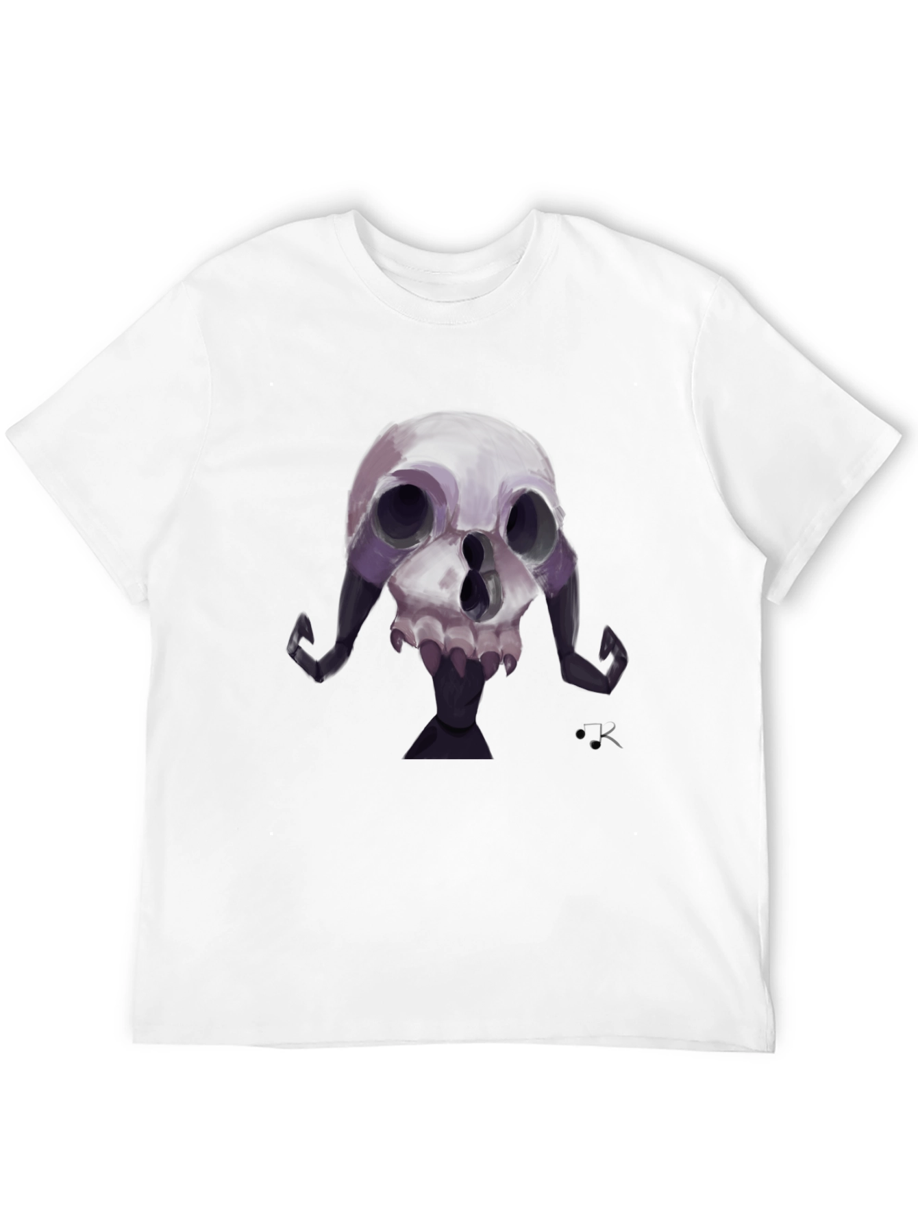 Skull Graphic Tee - Unique Gothic Design