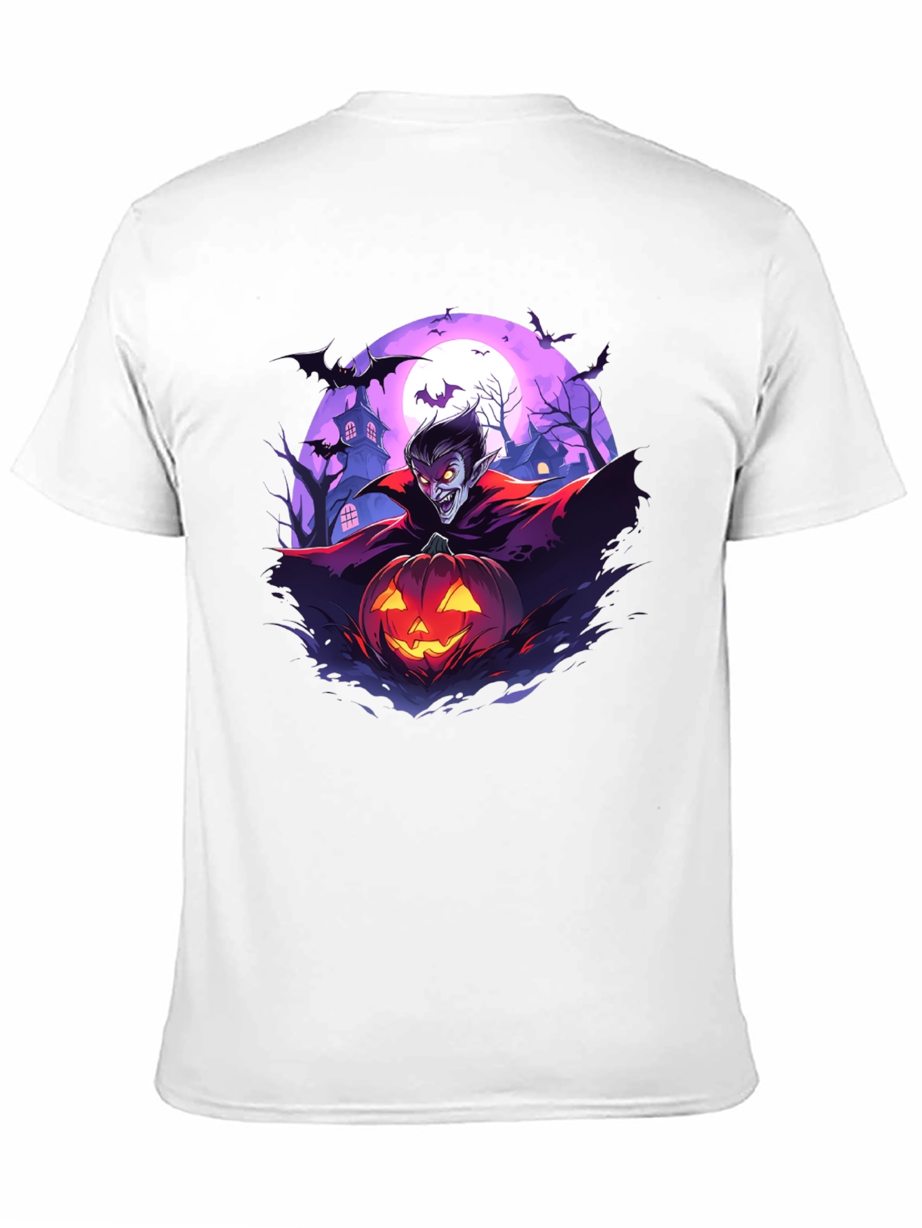 Vampire Pumpkin Halloween T-Shirt