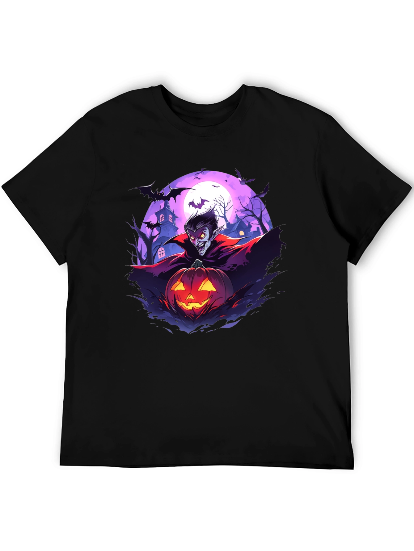Vampire Pumpkin Halloween T-Shirt