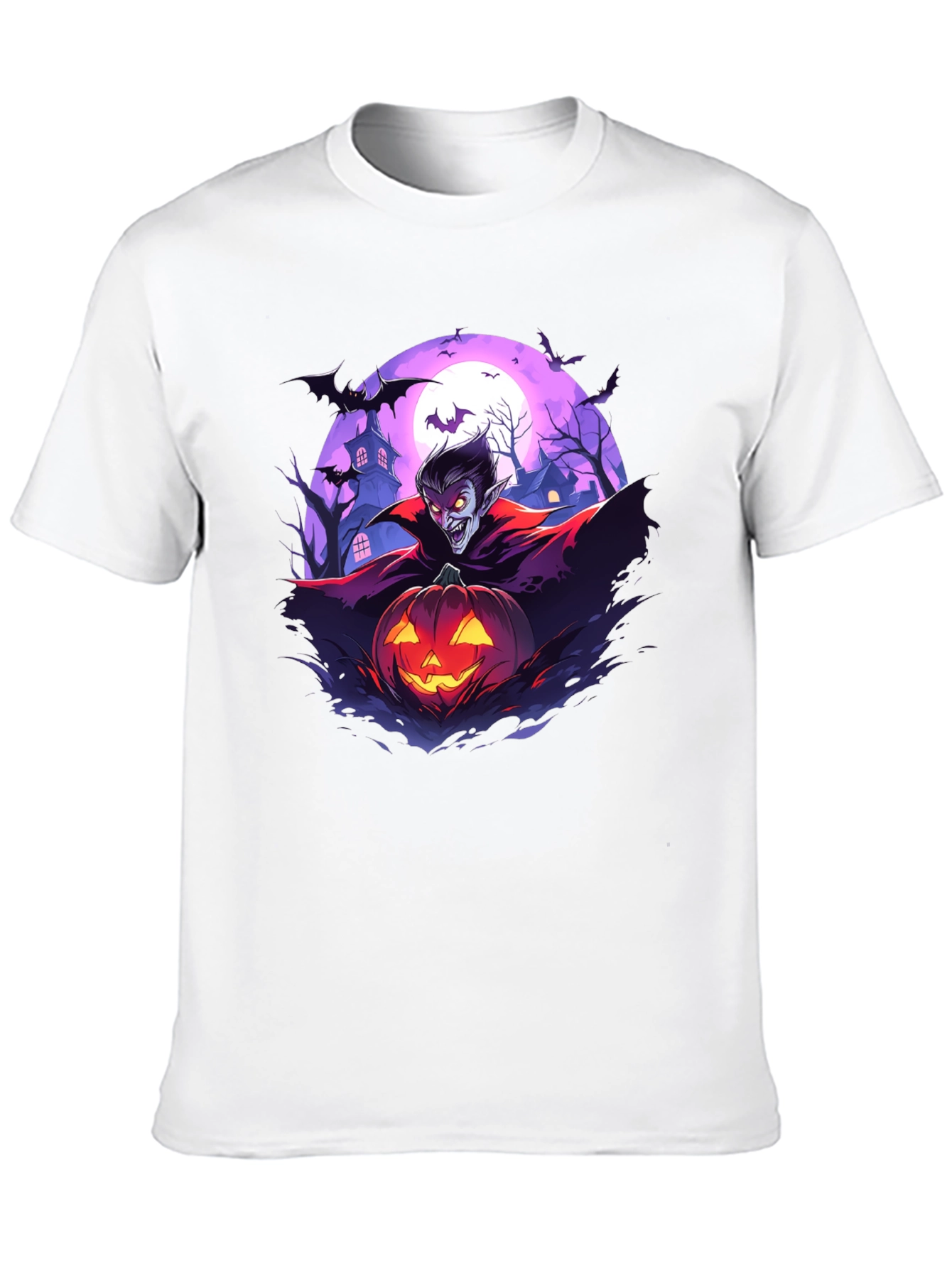 Vampire Pumpkin Halloween T-Shirt