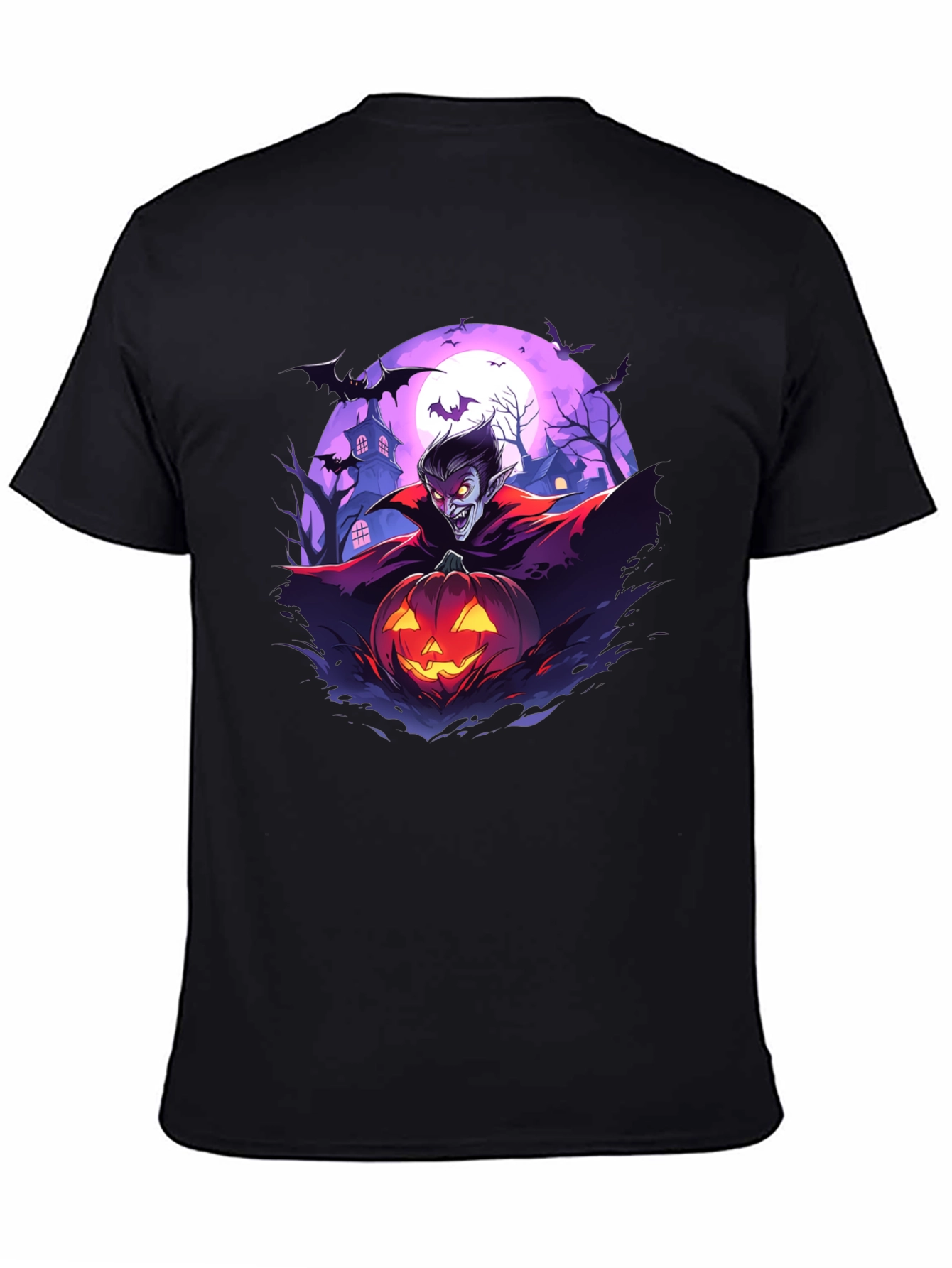 Vampire Pumpkin Halloween T-Shirt