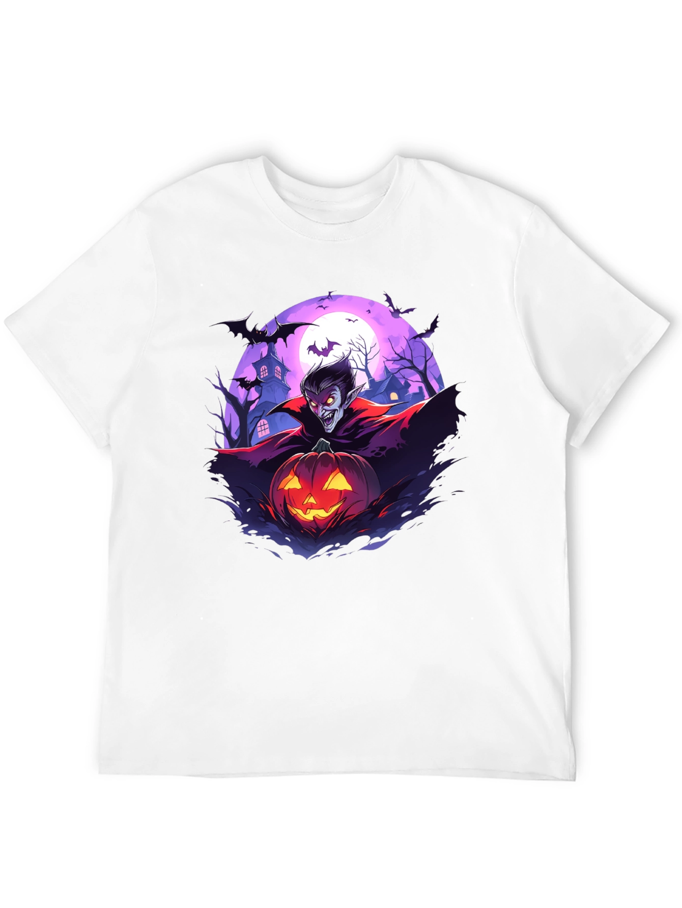 Vampire Pumpkin Halloween T-Shirt