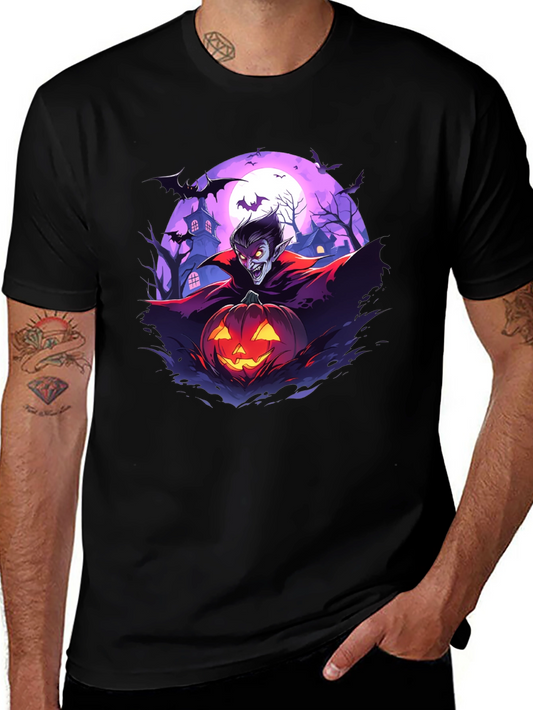 Vampire Pumpkin Halloween T-Shirt
