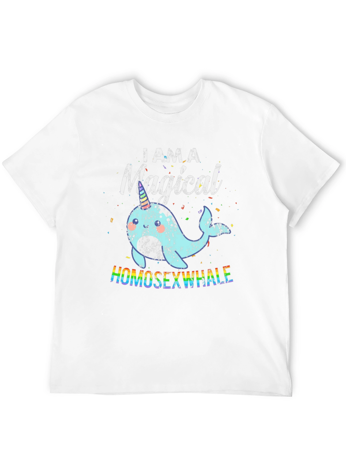 Magical Homosexwhale Graphic Tee