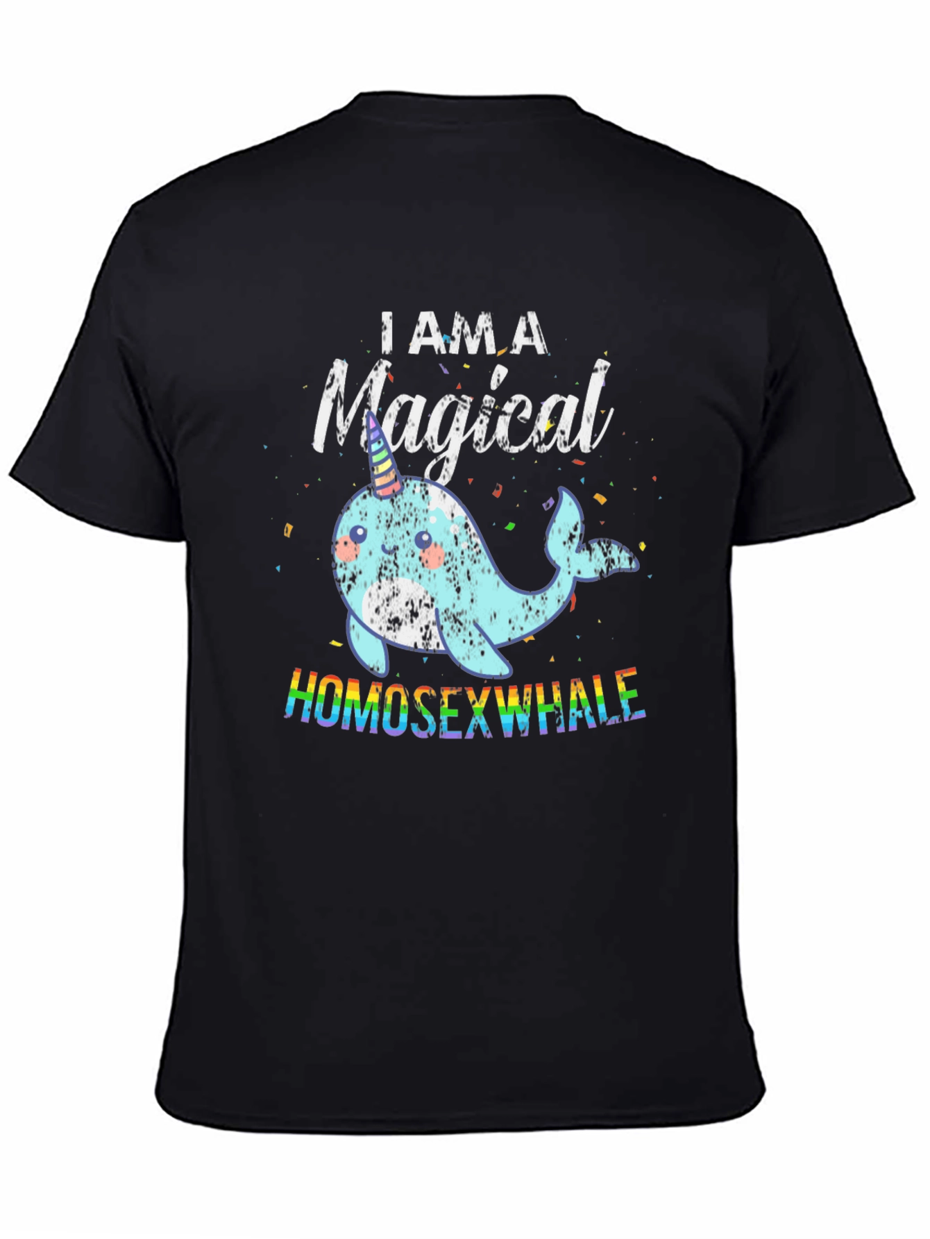 Magical Homosexwhale Graphic Tee