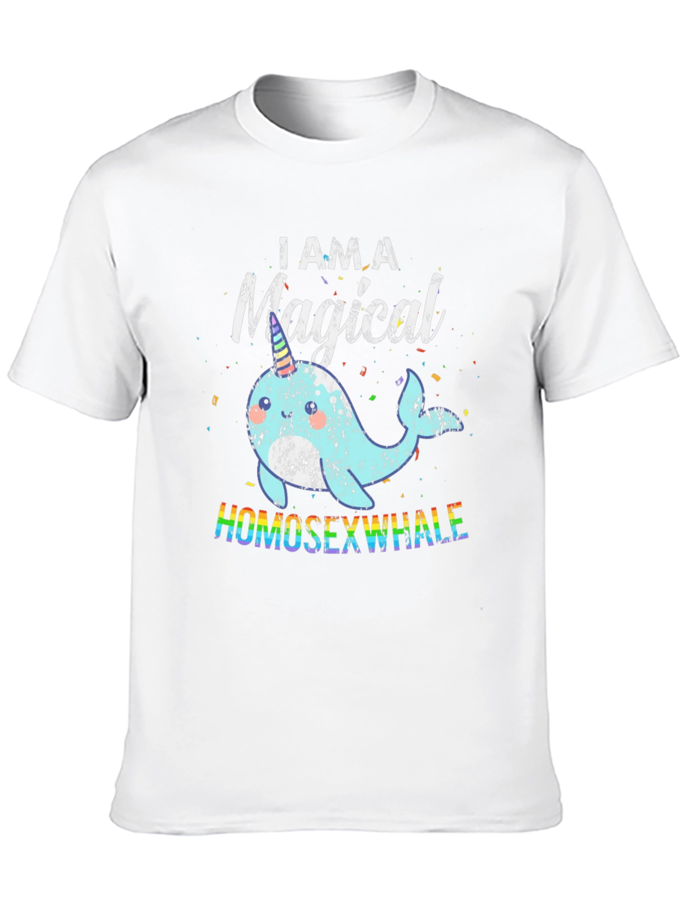 Magical Homosexwhale Graphic Tee