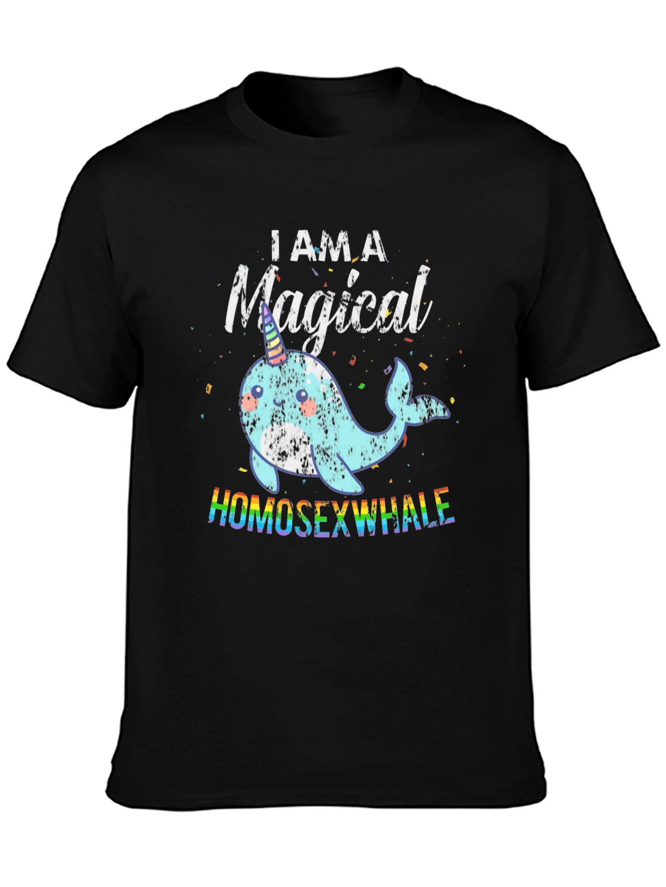 Magical Homosexwhale Graphic Tee