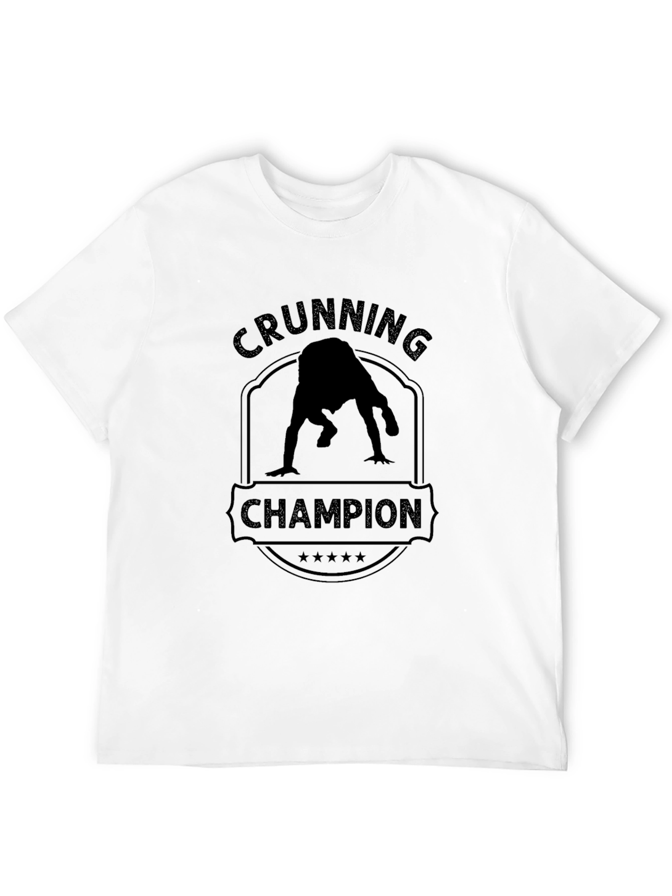 Crunning Champion Black T-Shirt