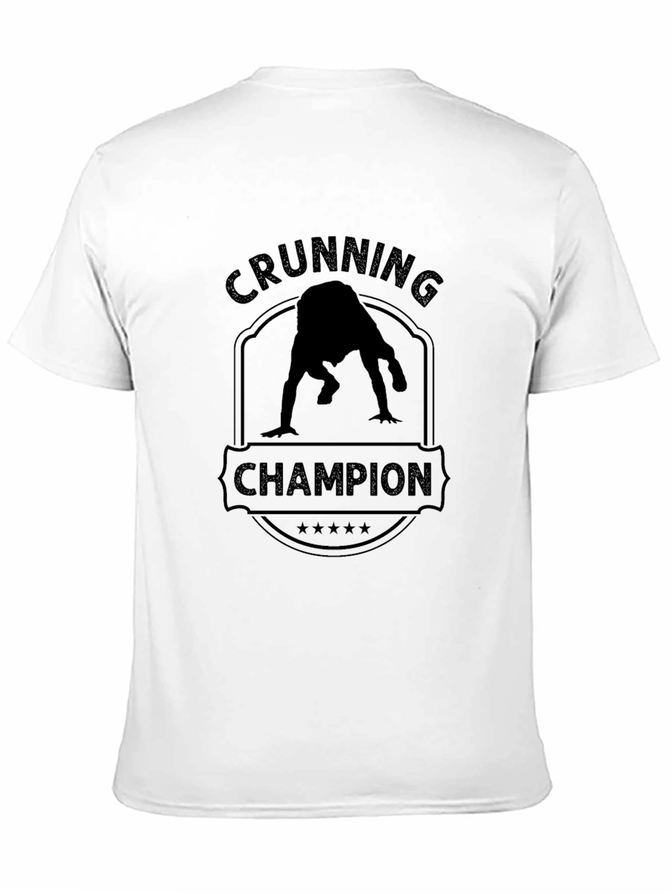 Crunning Champion Black T-Shirt