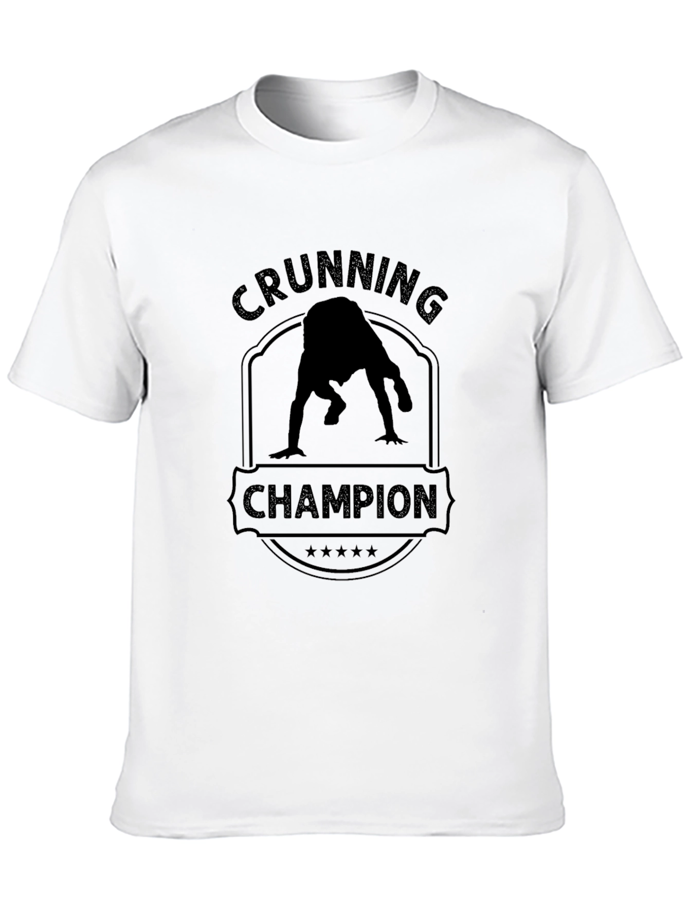 Crunning Champion Black T-Shirt