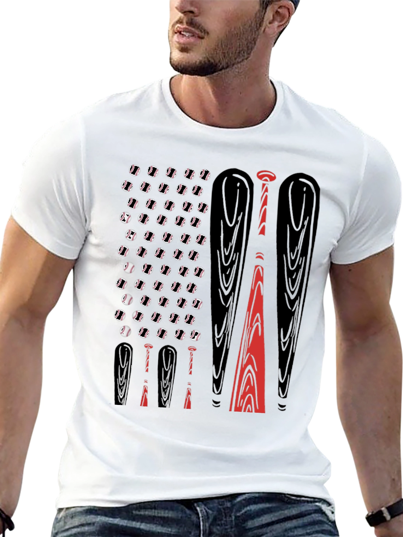 Baseball Flag Graphic Tee