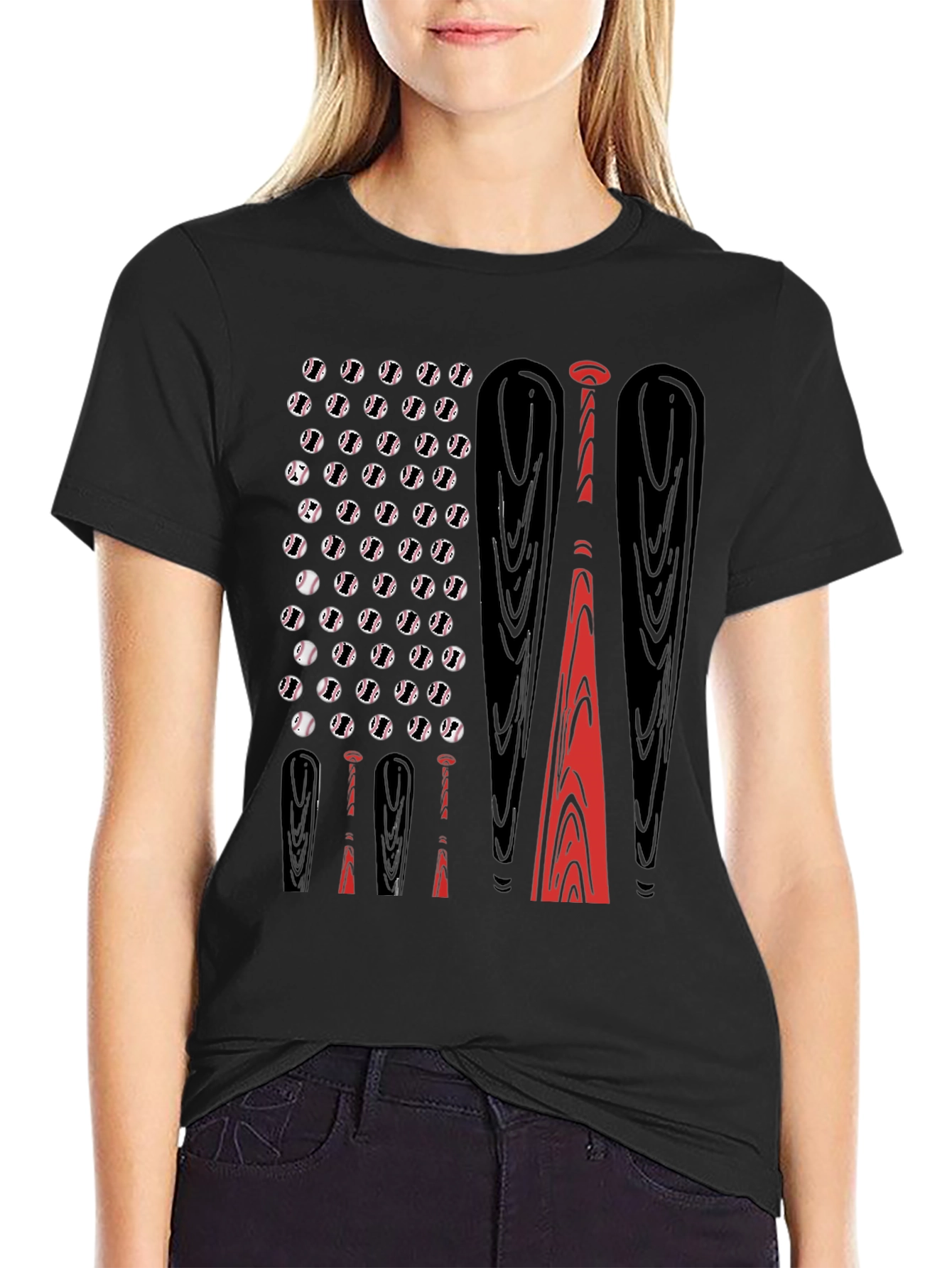 Baseball Flag Graphic Tee