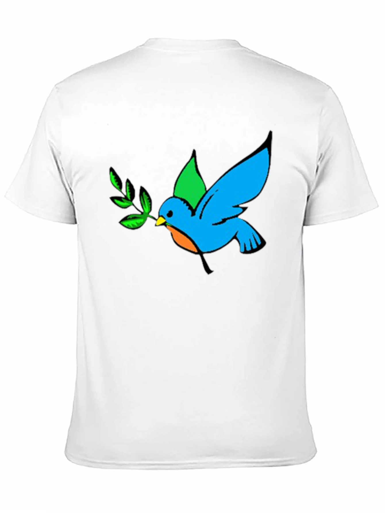 Peace Dove Graphic Black T-Shirt