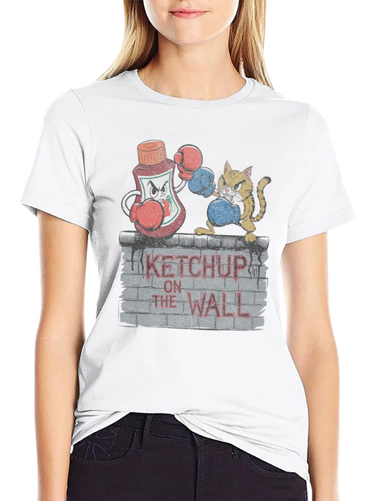 Ketchup on the Wall Graphic T-Shirt