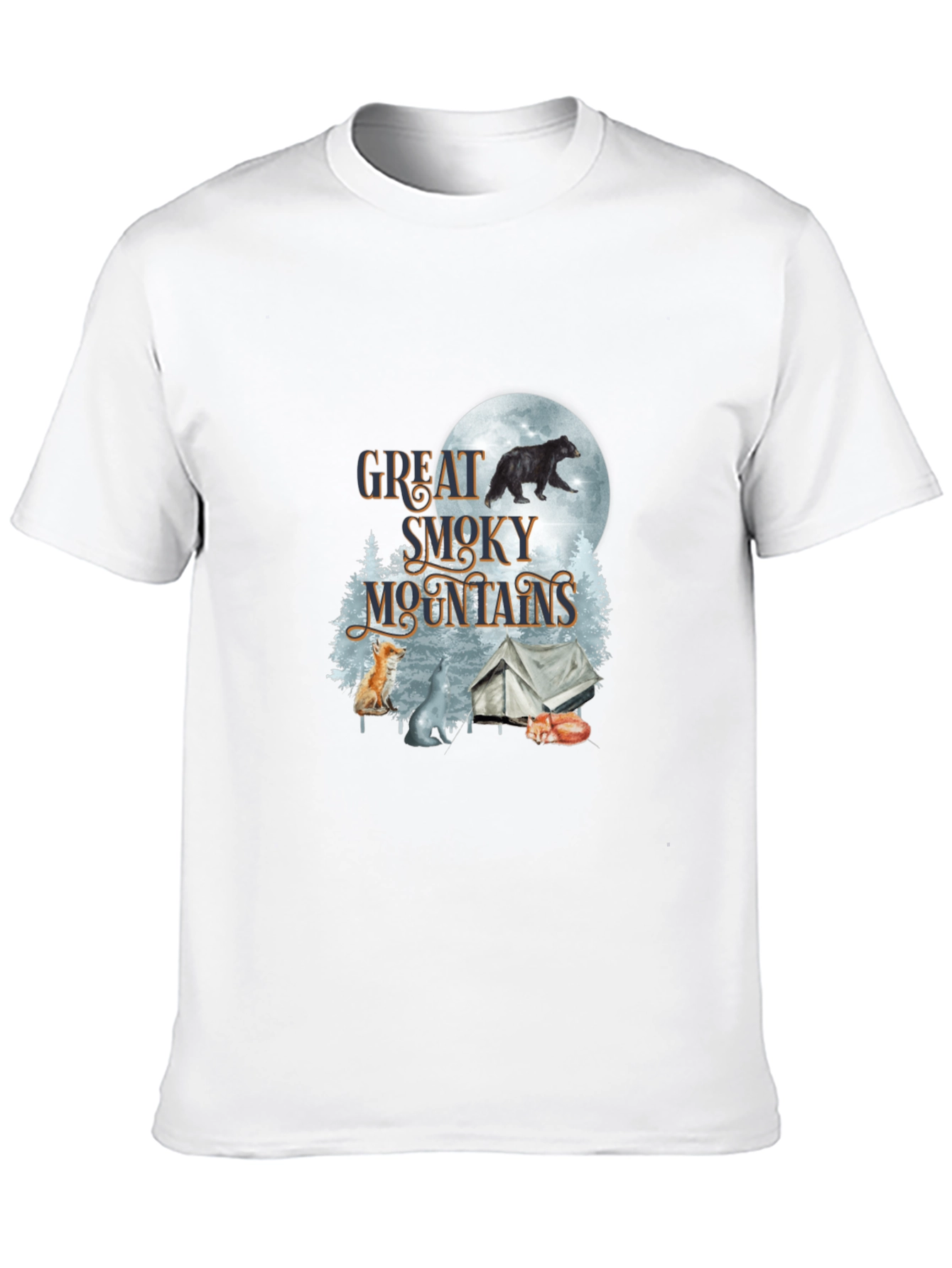 Great Smoky Mountains Black T-Shirt