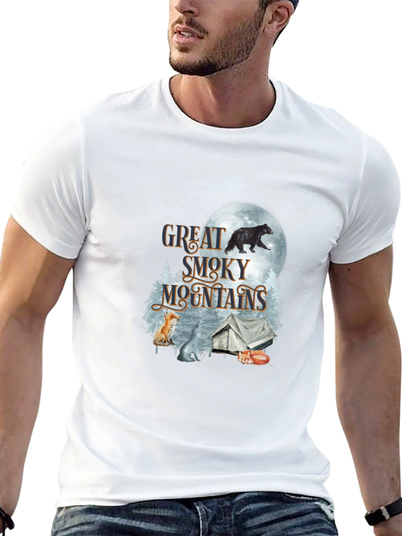 Great Smoky Mountains Black T-Shirt