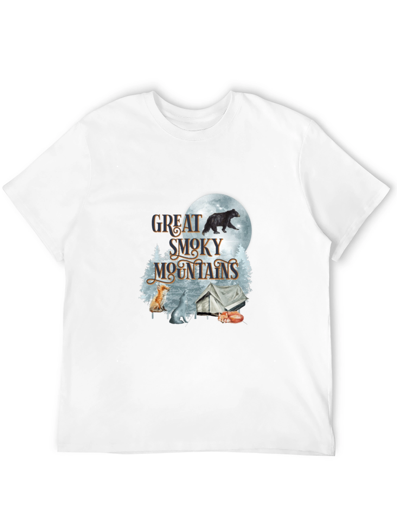 Great Smoky Mountains Black T-Shirt