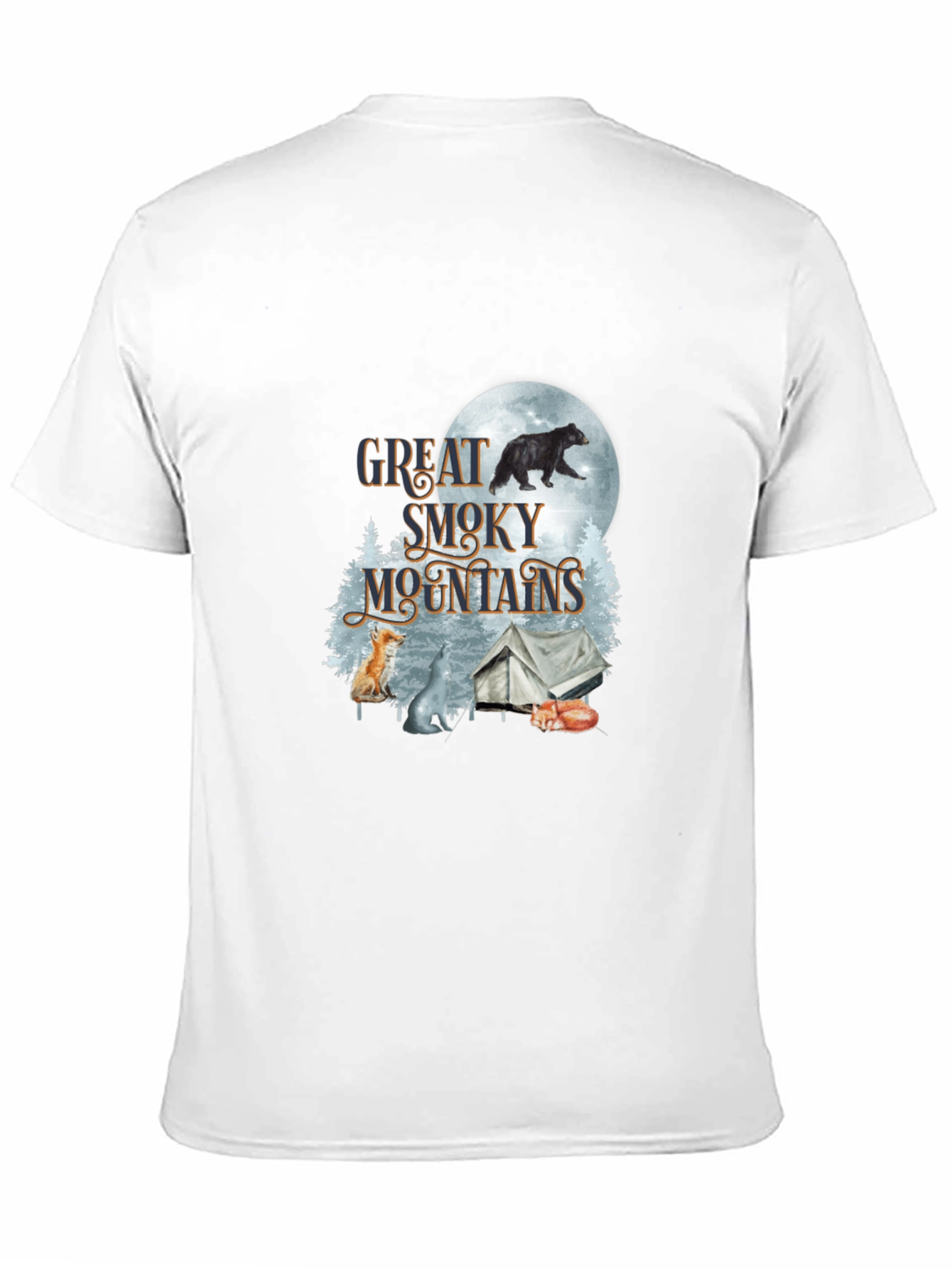 Great Smoky Mountains Black T-Shirt