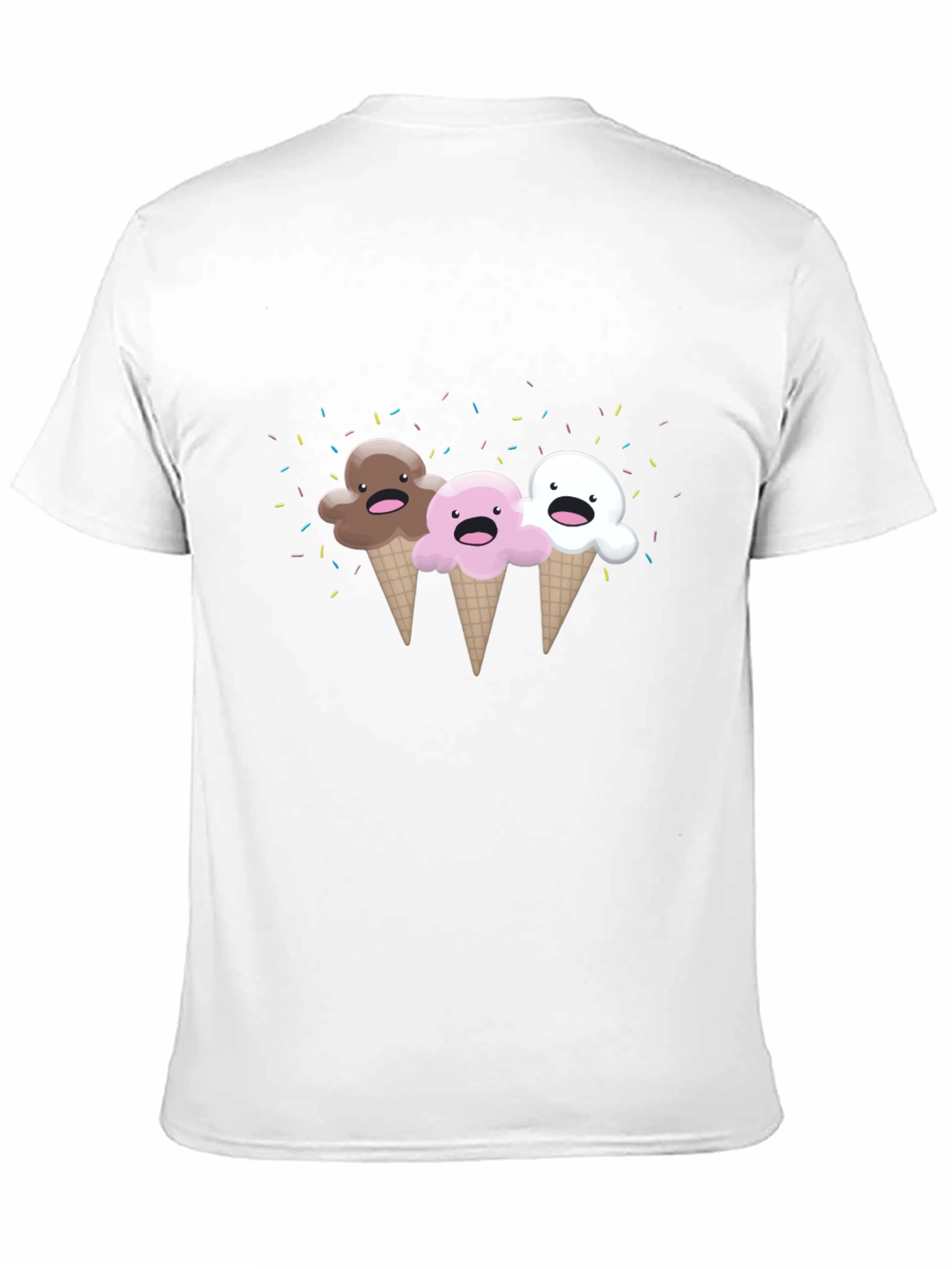 Kawaii Ice Cream Cones Graphic Tee