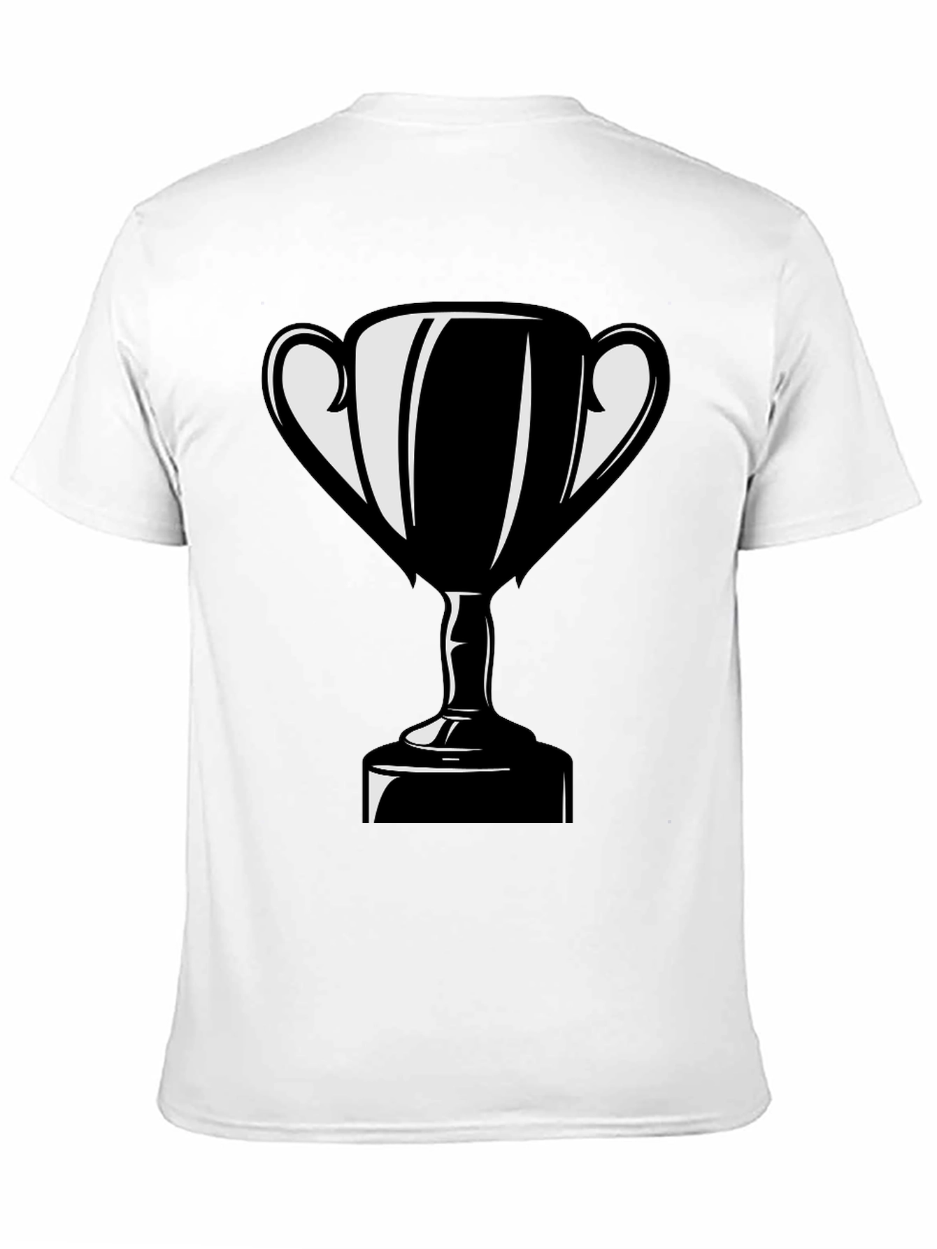 Trophy Graphic T-Shirt - Black Cotton Blend