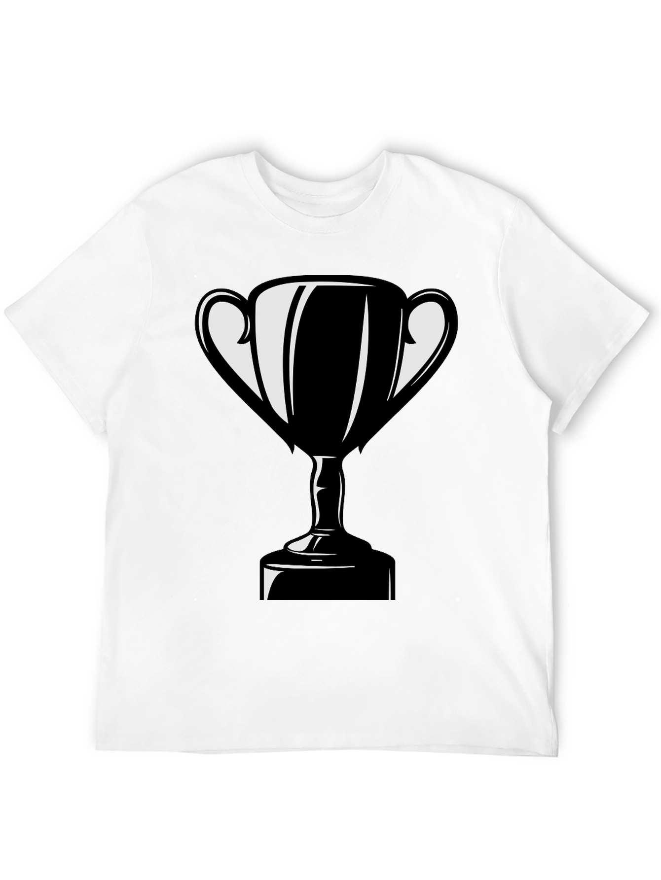 Trophy Graphic T-Shirt - Black Cotton Blend