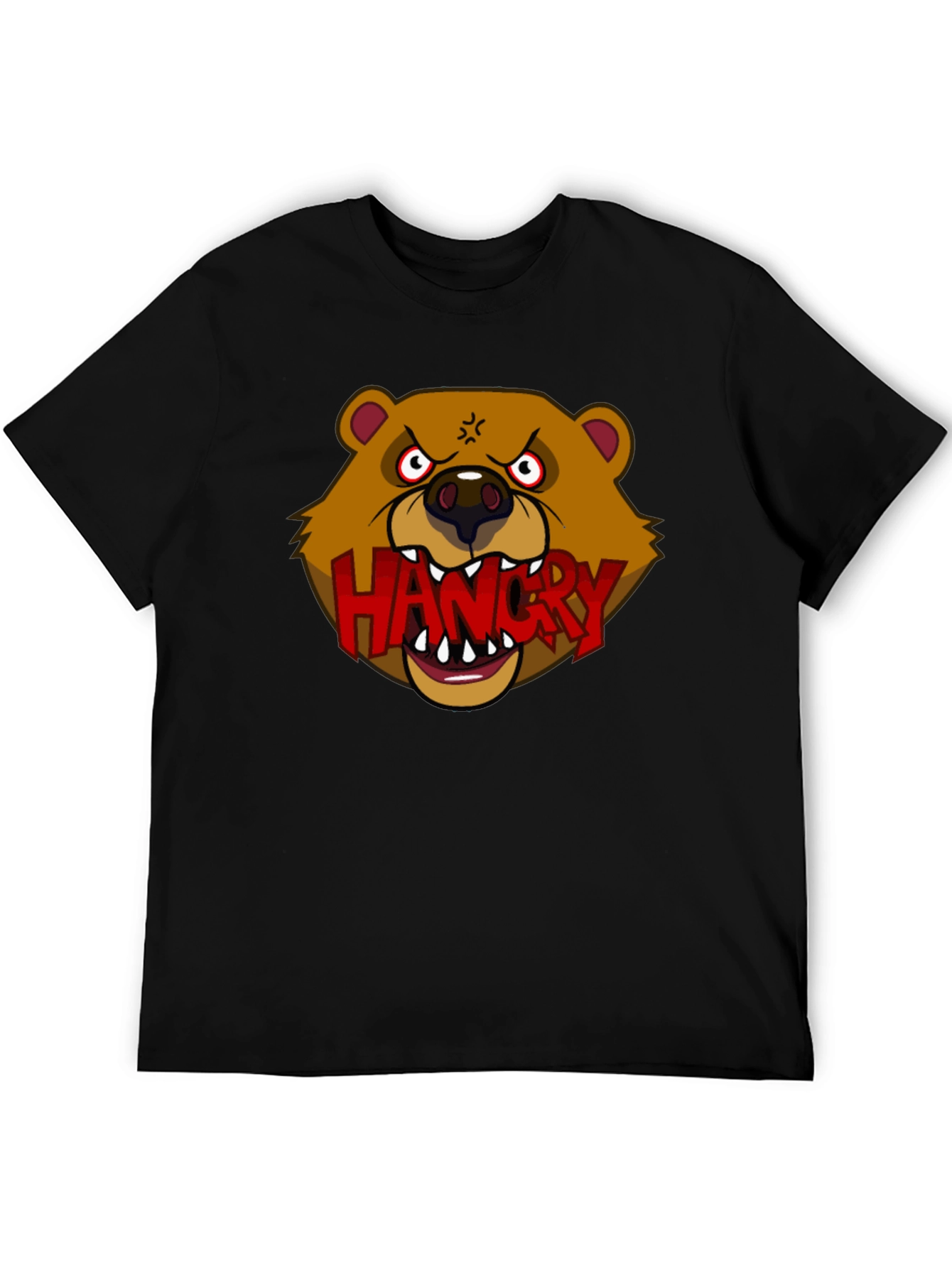 Hangry Bear Graphic Tee - Funny T-Shirt
