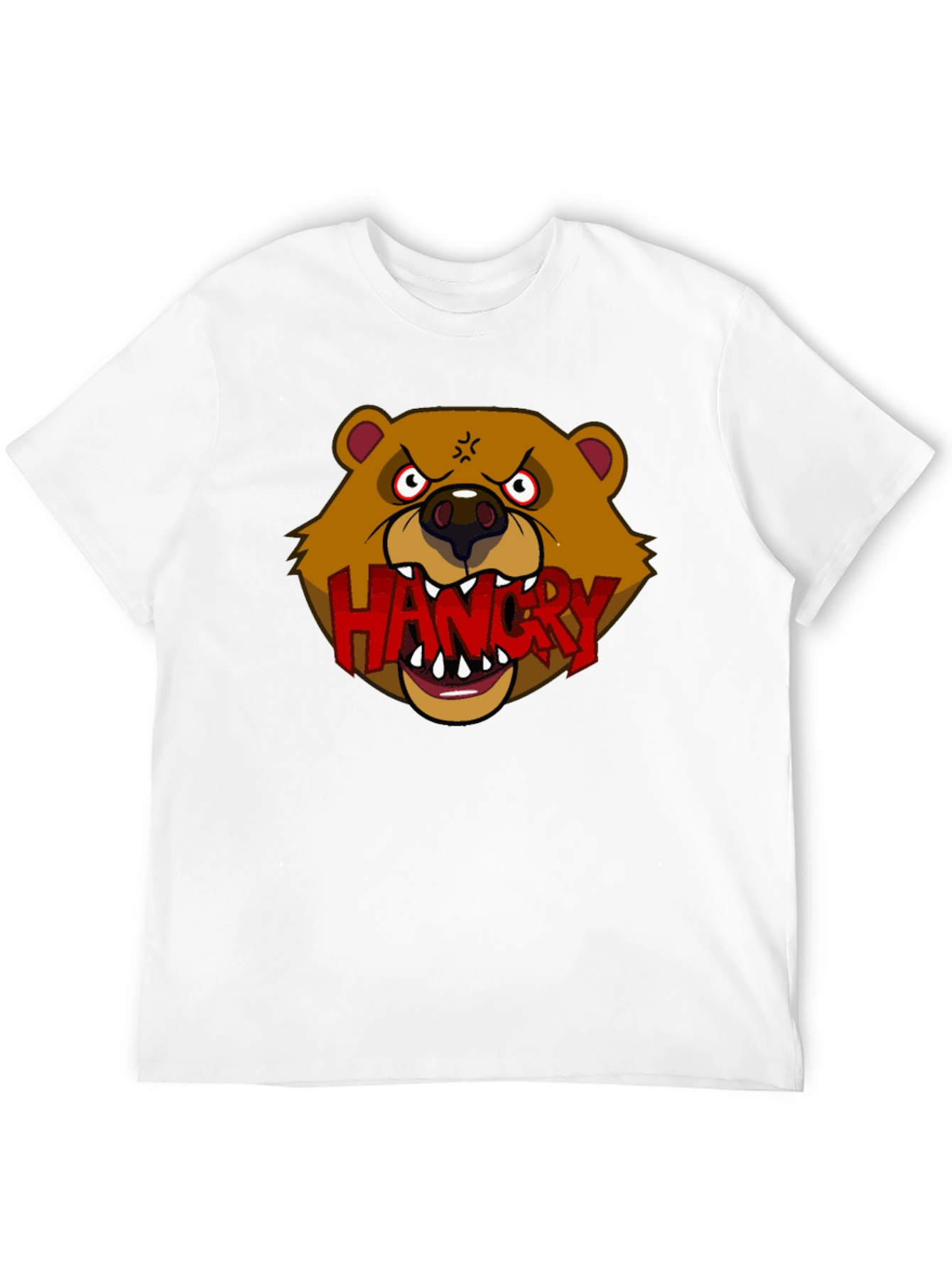 Hangry Bear Graphic Tee - Funny T-Shirt