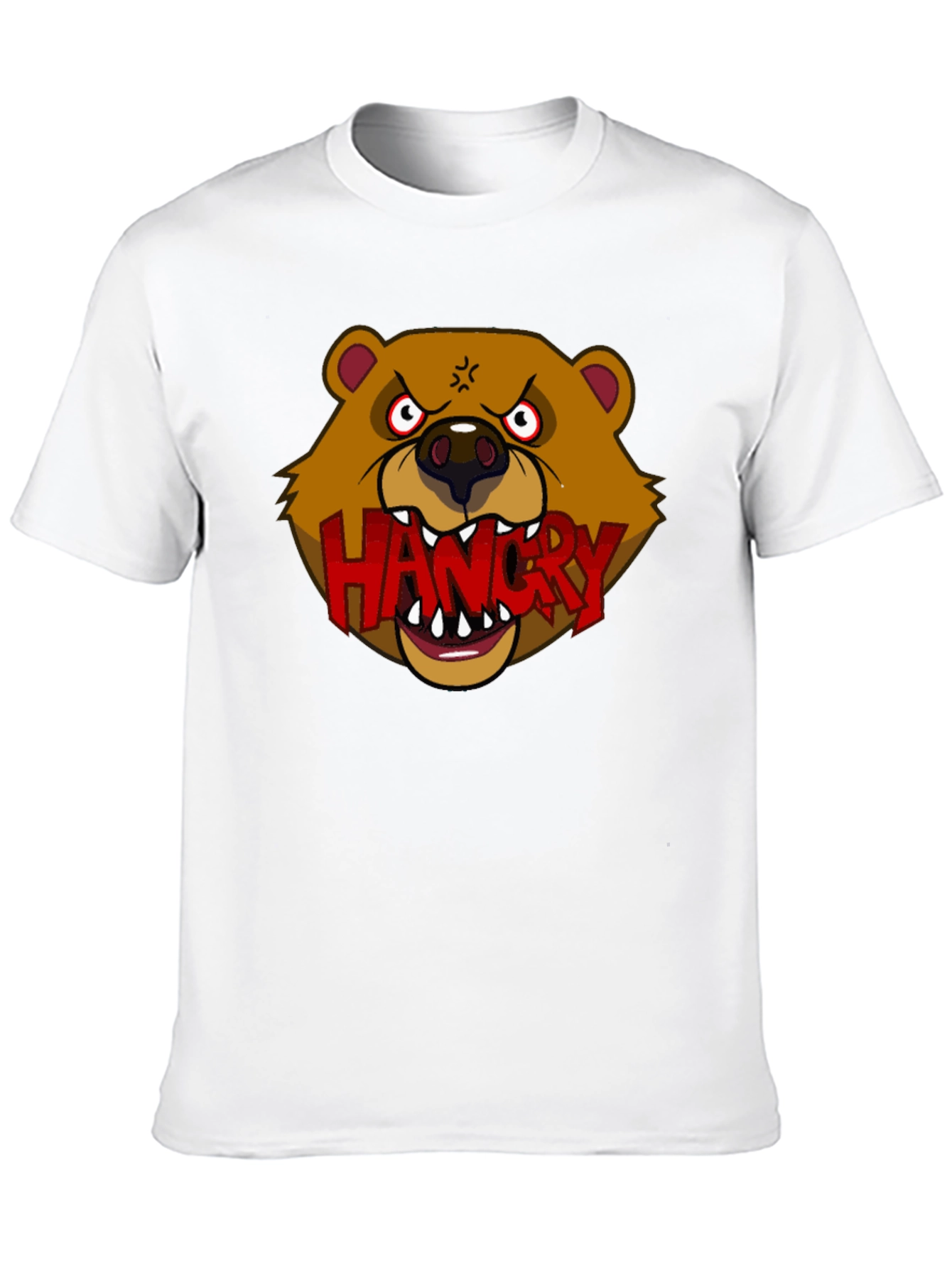 Hangry Bear Graphic Tee - Funny T-Shirt