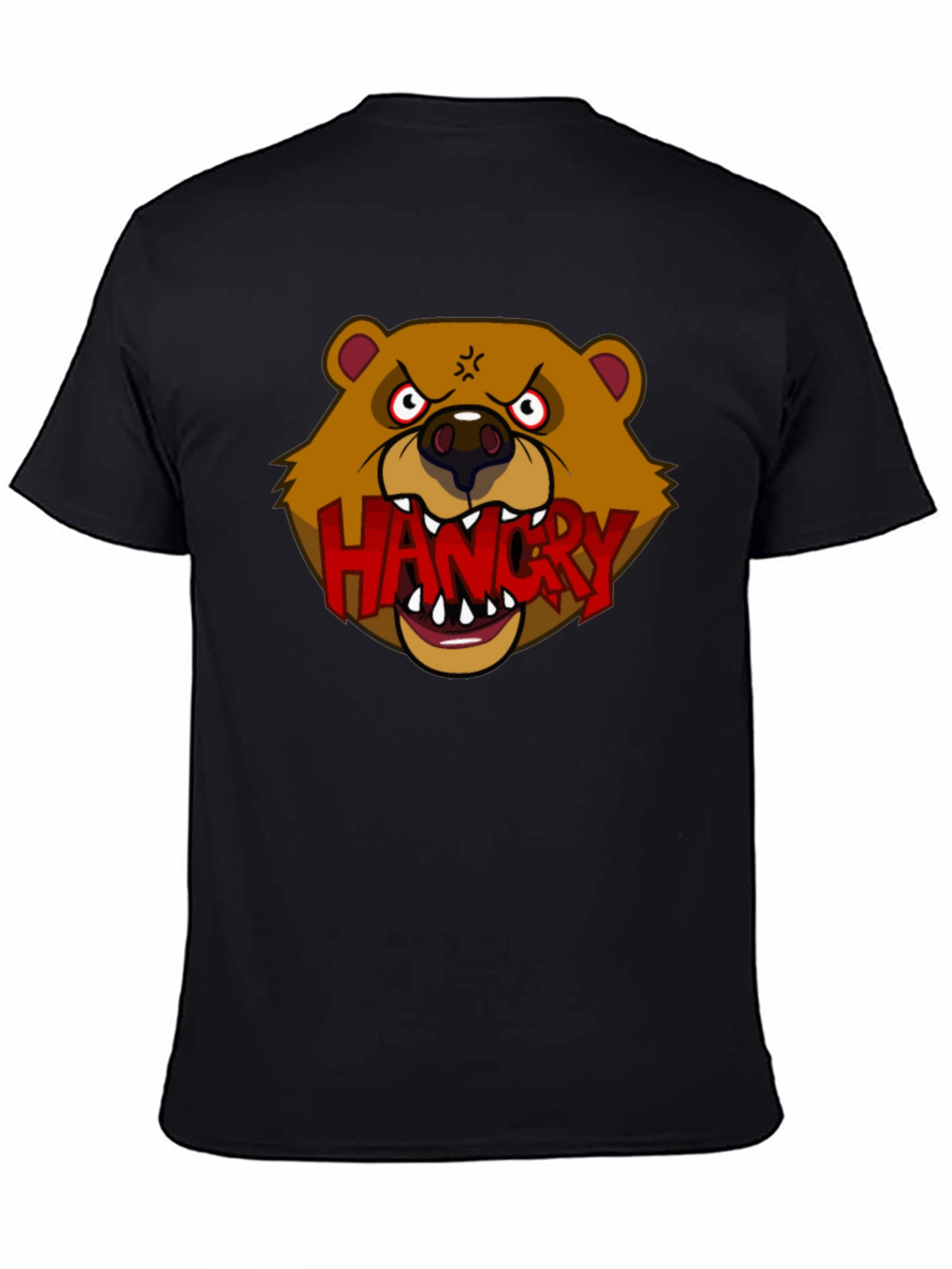 Hangry Bear Graphic Tee - Funny T-Shirt