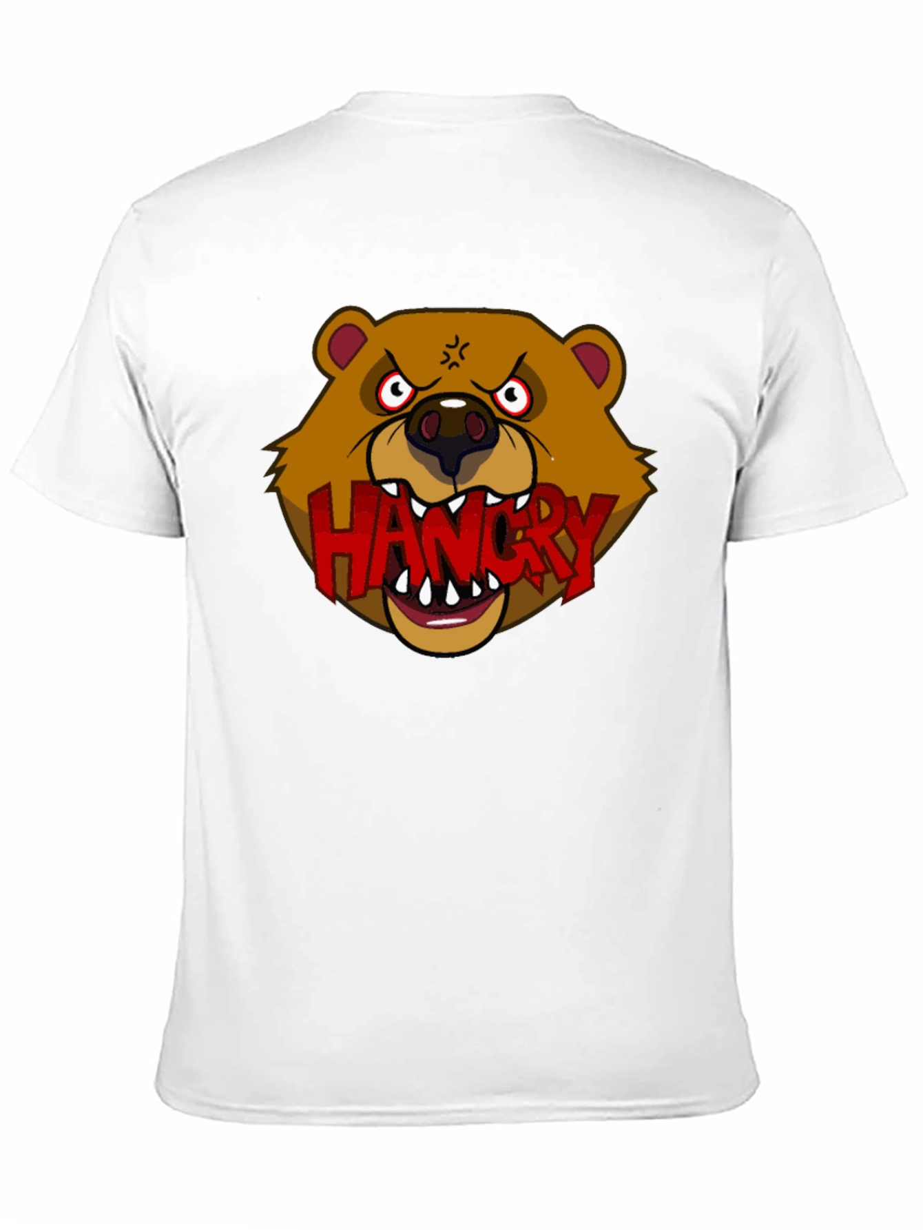 Hangry Bear Graphic Tee - Funny T-Shirt