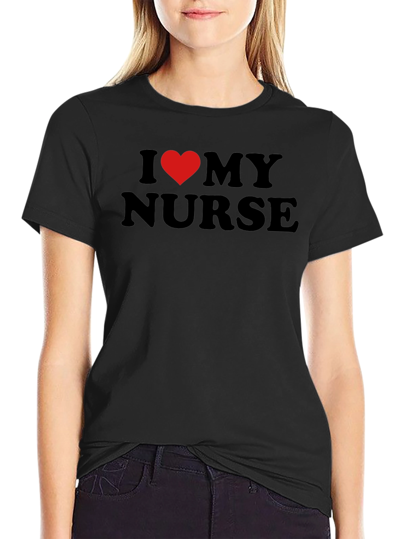 I Love My Nurse T-Shirt - Heart Graphic Tee