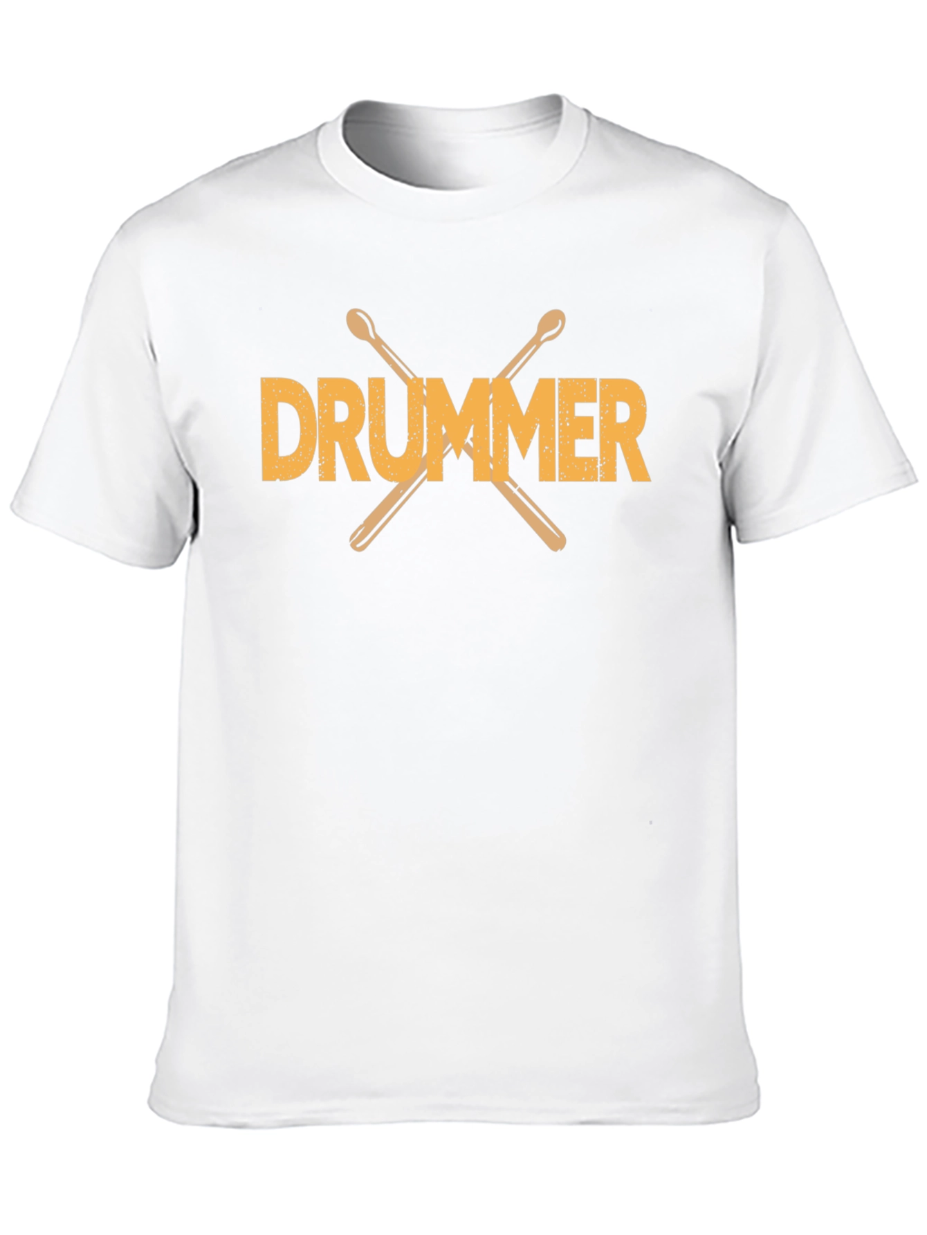Drummer T-Shirt - Crossed Drumsticks Graphic Tee