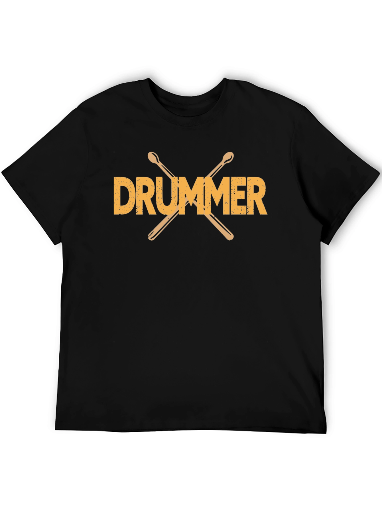 Drummer T-Shirt - Crossed Drumsticks Graphic Tee